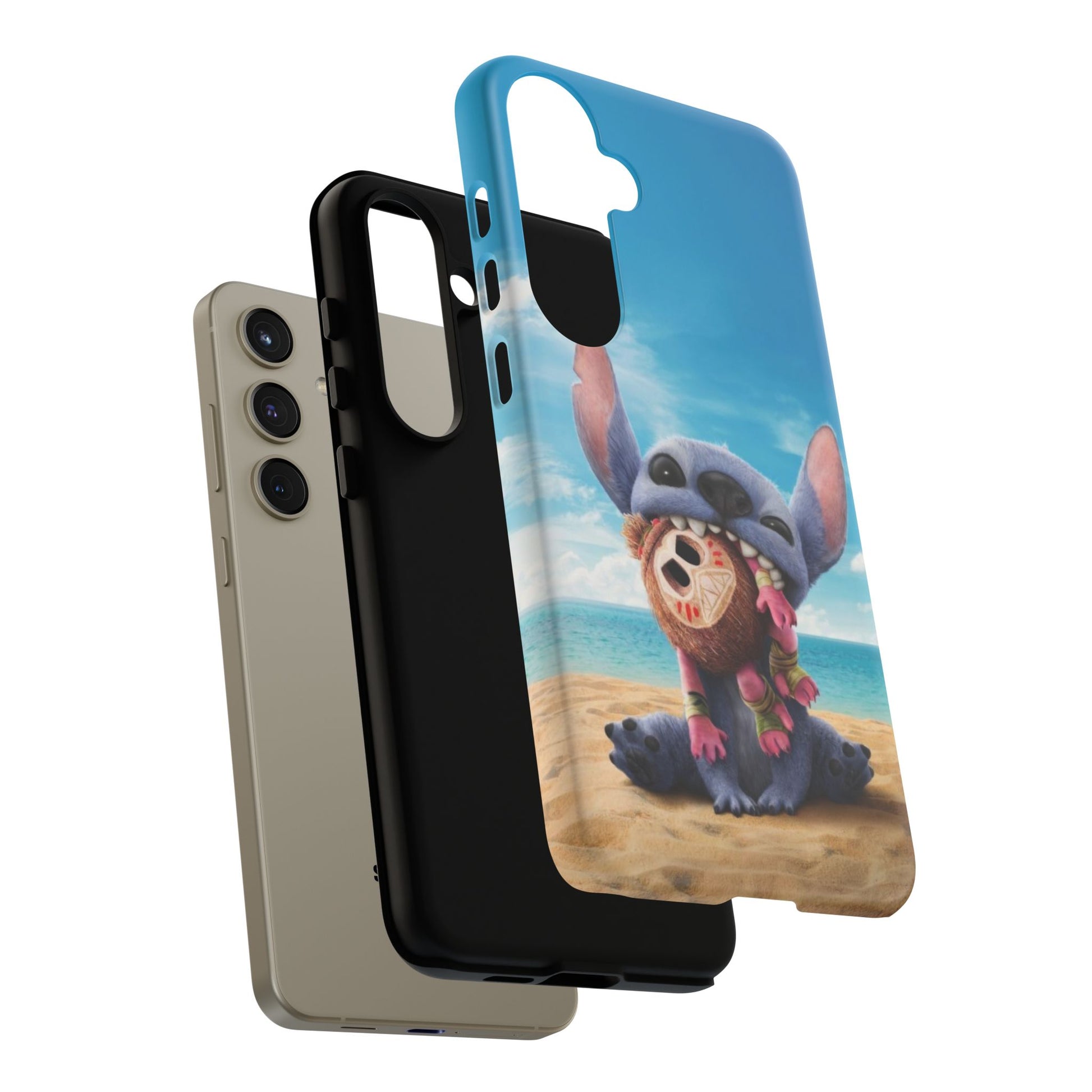 Stitch Beach Sunset Landscape Phone Case for iPhone, Samsung Galaxy, & Pixel Phones