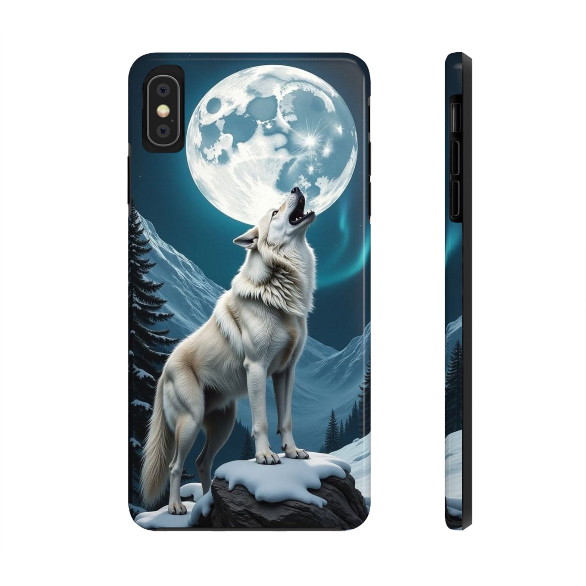 Howling Wolf Theme Phone Cases for iPhones & Samsung Phones