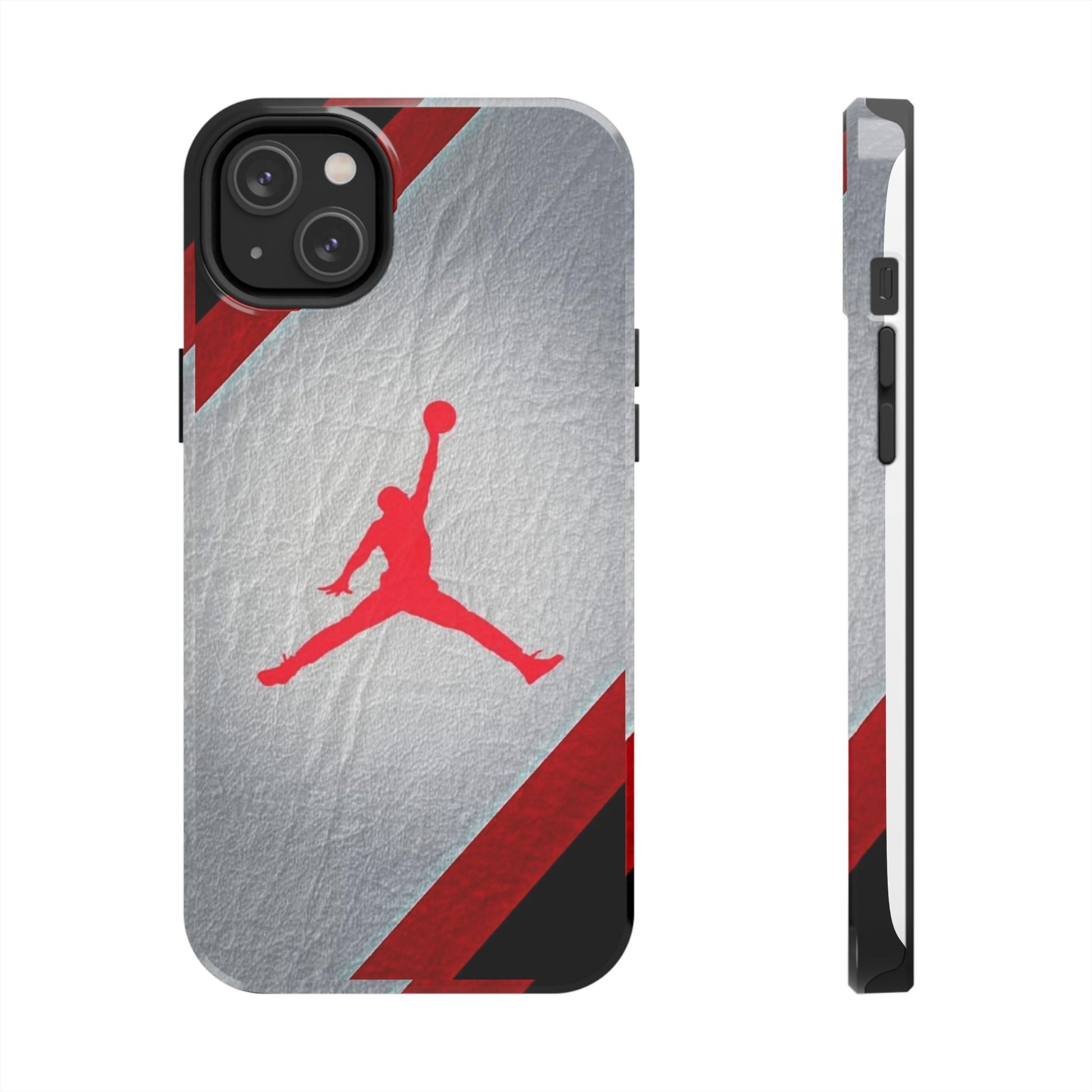 Chicago Red and Black Jumpman Theme Phone Cases for Iphones & Samsung Phones