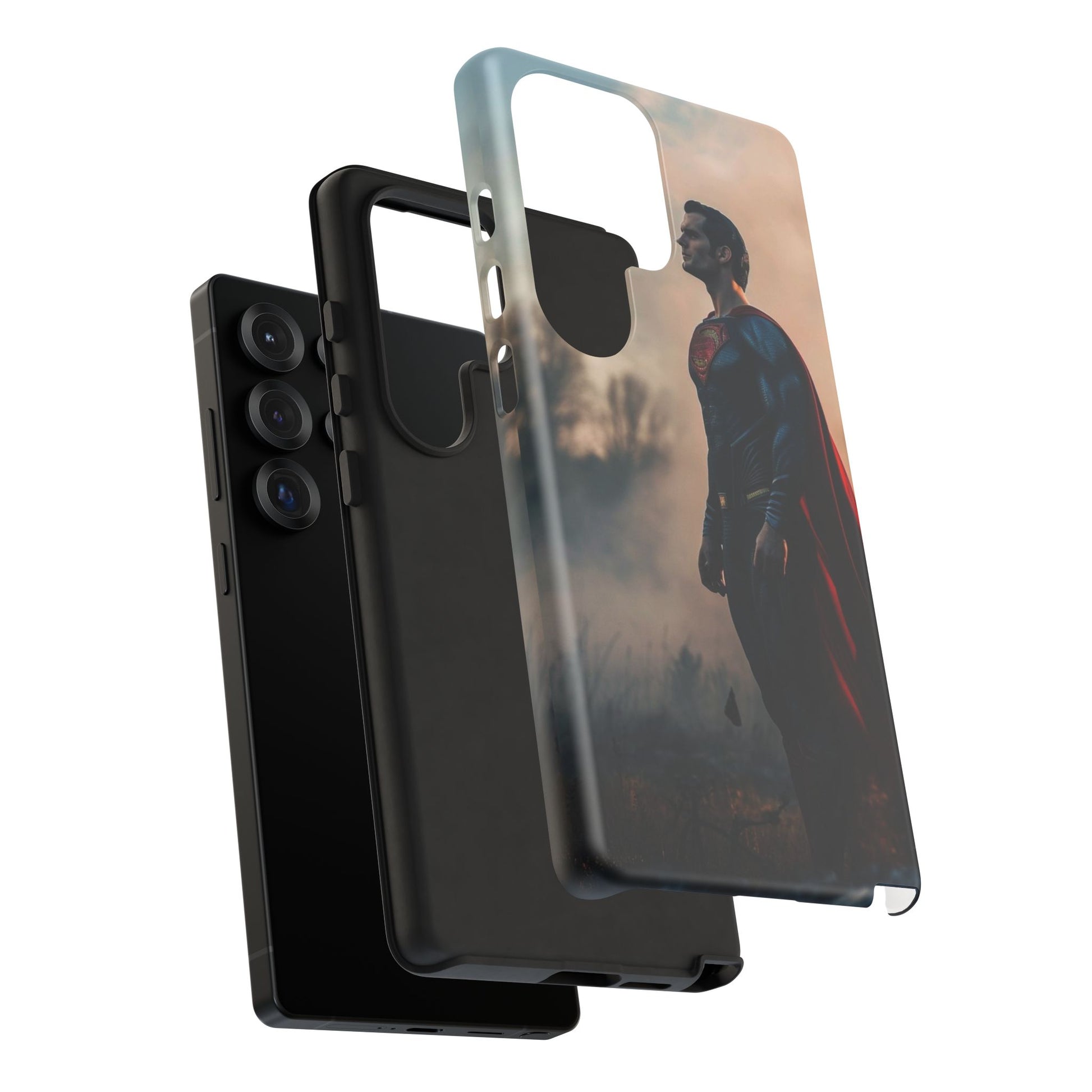 Henry Cavil Superman Tough Cases for iPhones, Samsung, and Pixel