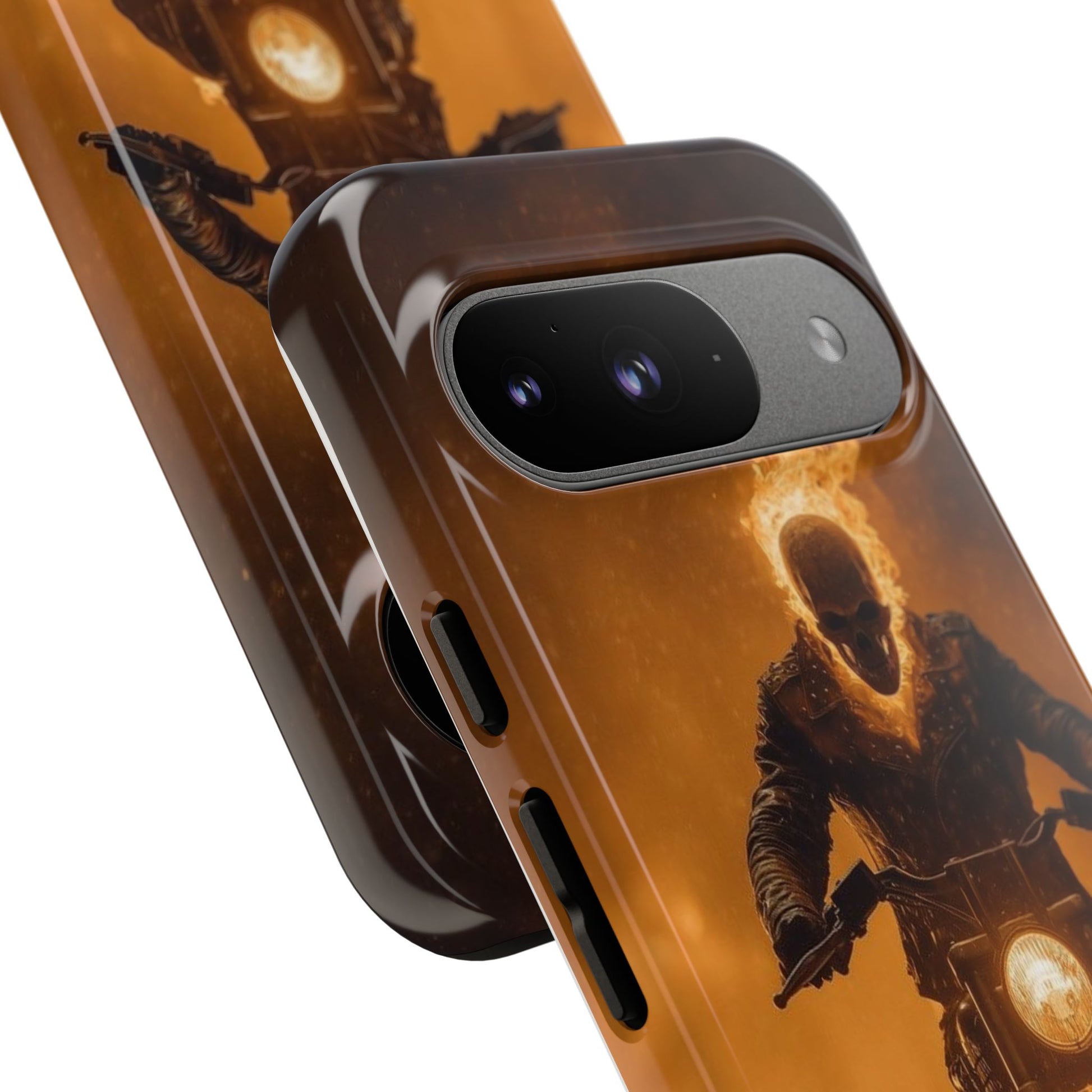 Marvel's Ghostrider Tough Cases for iPhones, Samsung, and Pixel