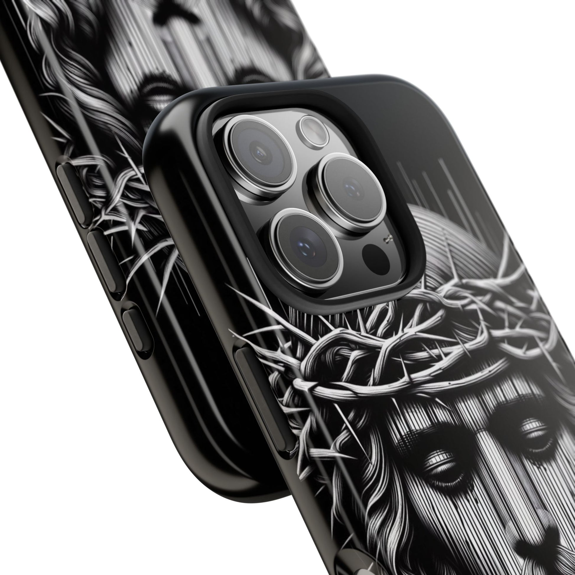 Jesus The King Crown Christian Phone Cases for iPhones & Samsung Phones