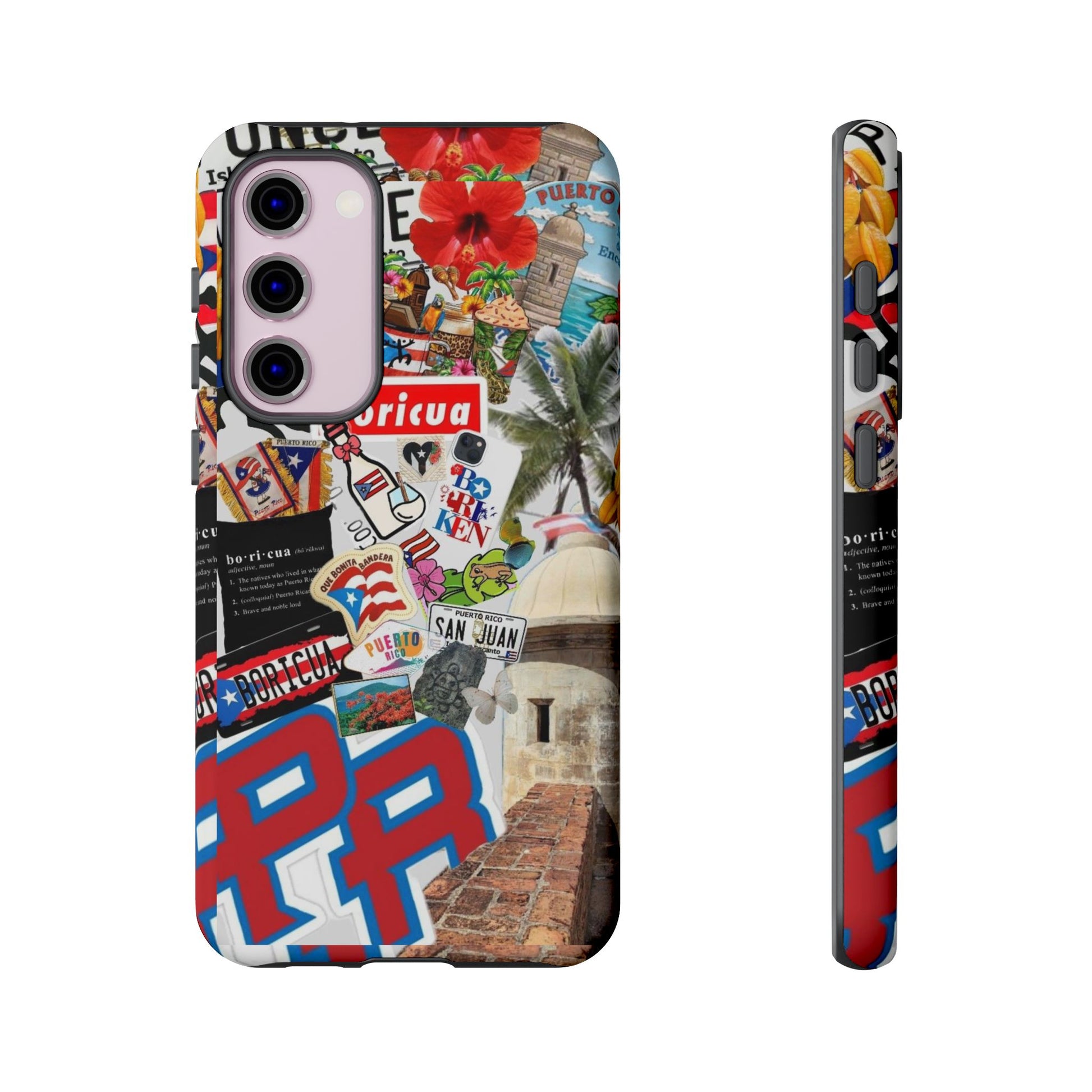 Puerto Rico Boricua Art Tough Cases for iPhones, Samsung, and Pixel