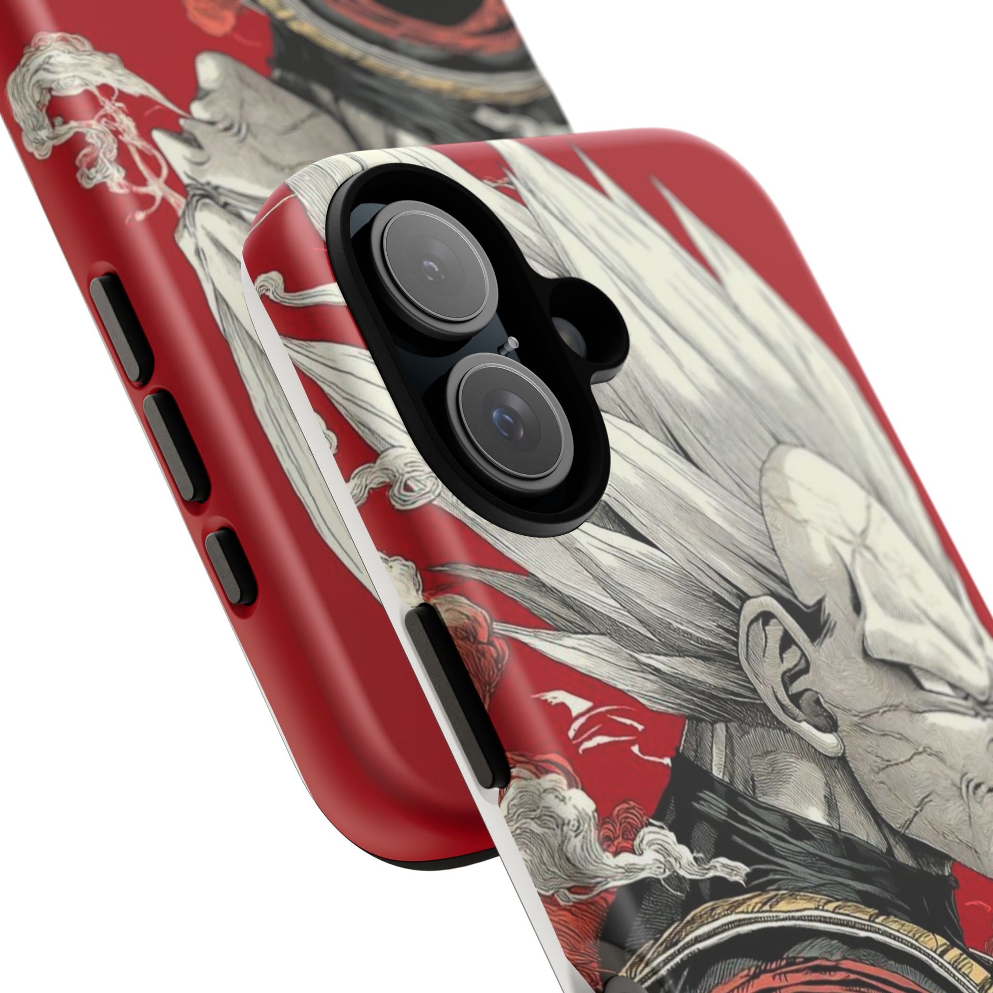Dragon Ball Z Vegeta Anime Tough Cases for iPhones, Samsung, and Pixel