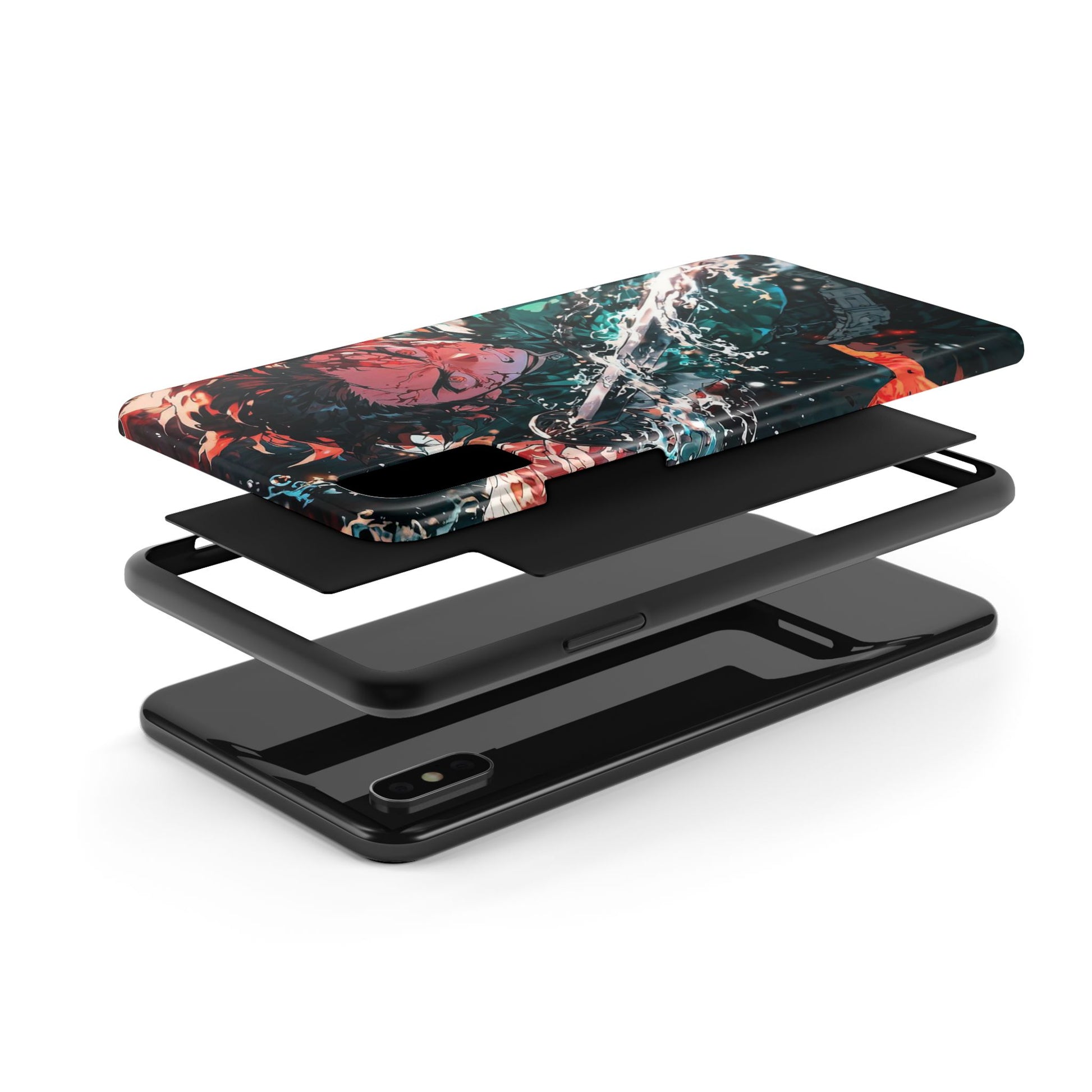Demon Slayer Tanjiro Art Phone Case for iPhone & Samsung Galaxy Phones