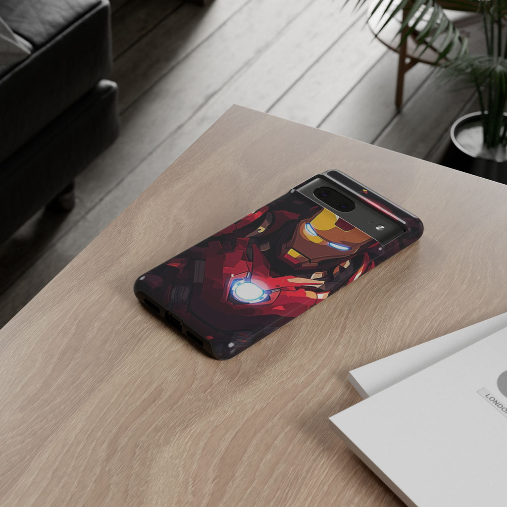Invincible Iron Man Tough Cases for iPhones, Samsung, and Pixel