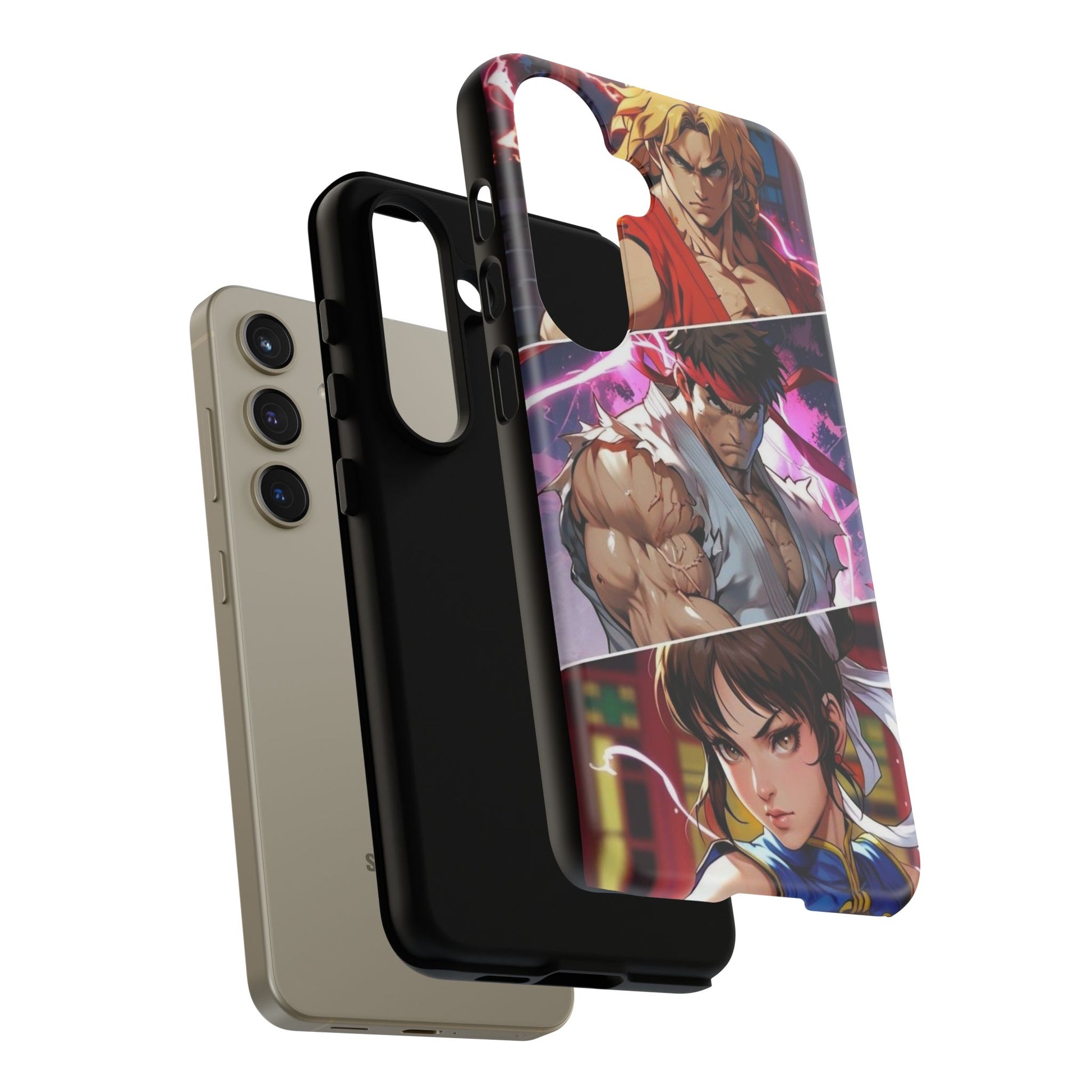 Street Fighter Gamer Theme Tough Cases for iPhones, Samsung, and Pixel