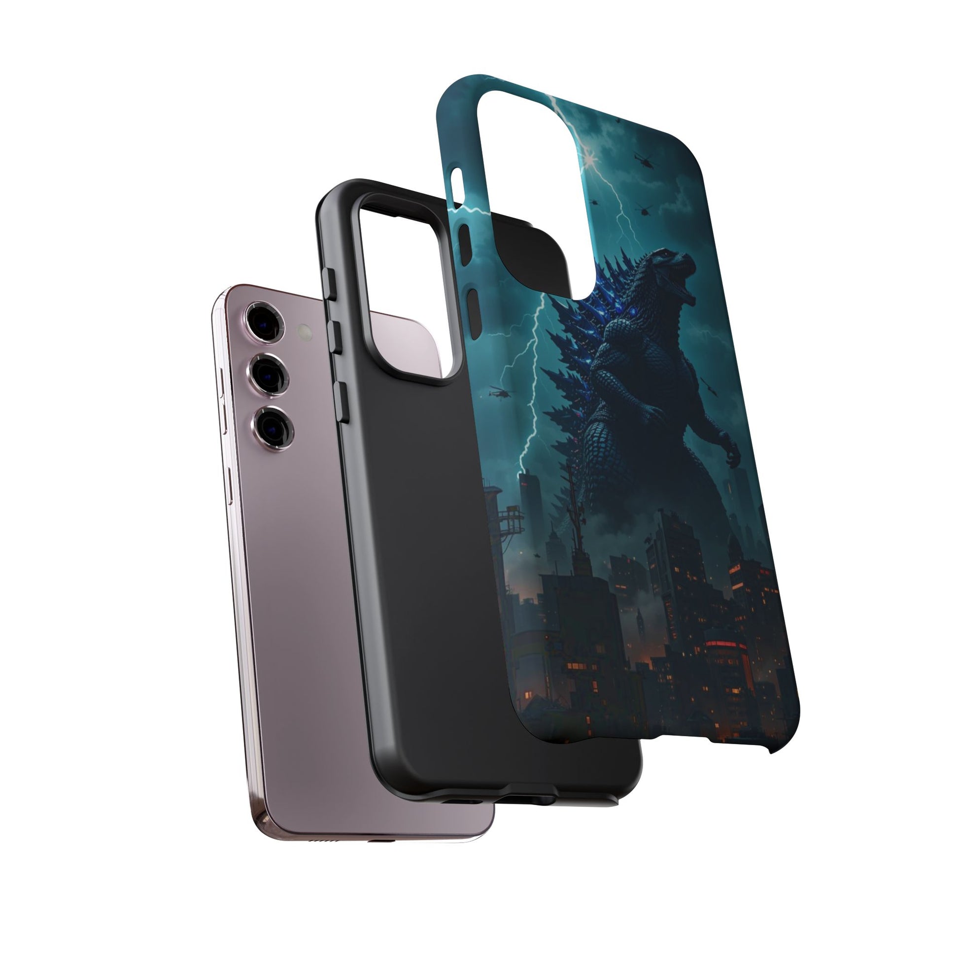 Godzilla Phone Case, Tough Cases for iPhones, Samsung, and Pixel