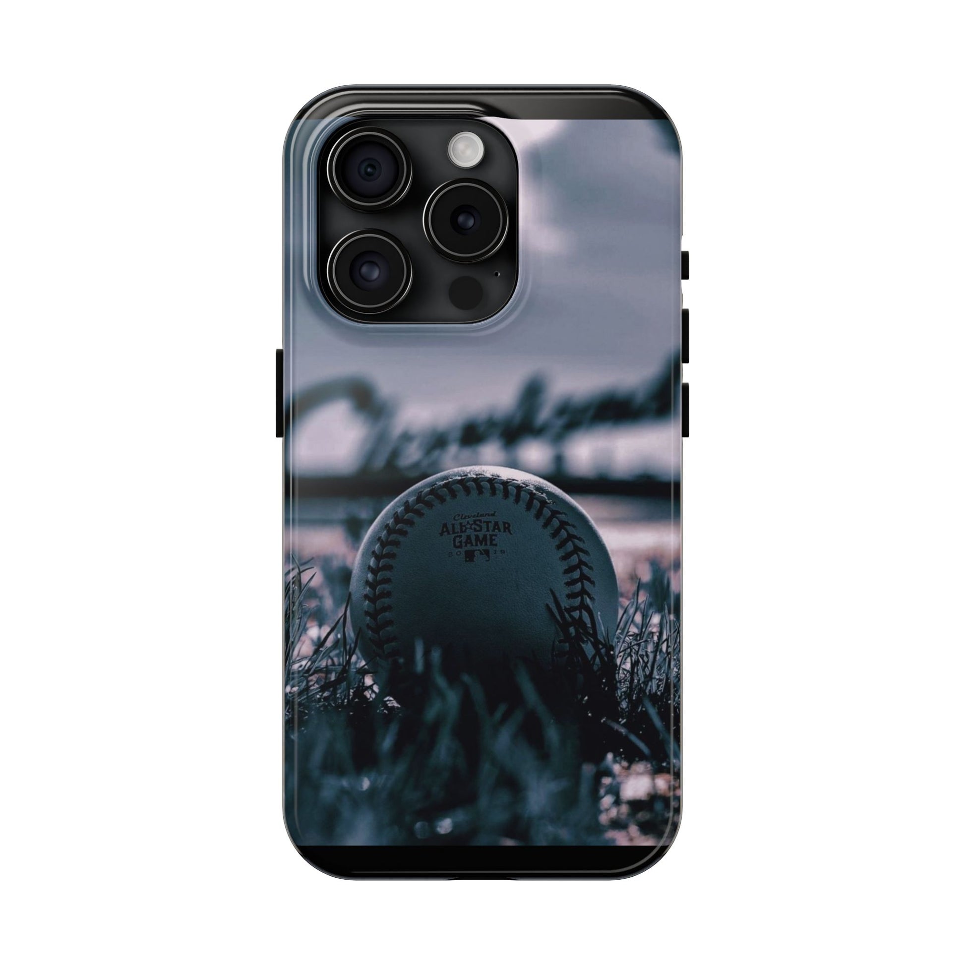 Baseball in Grass Tough Phone Cases for Iphones & Samsung Durable
