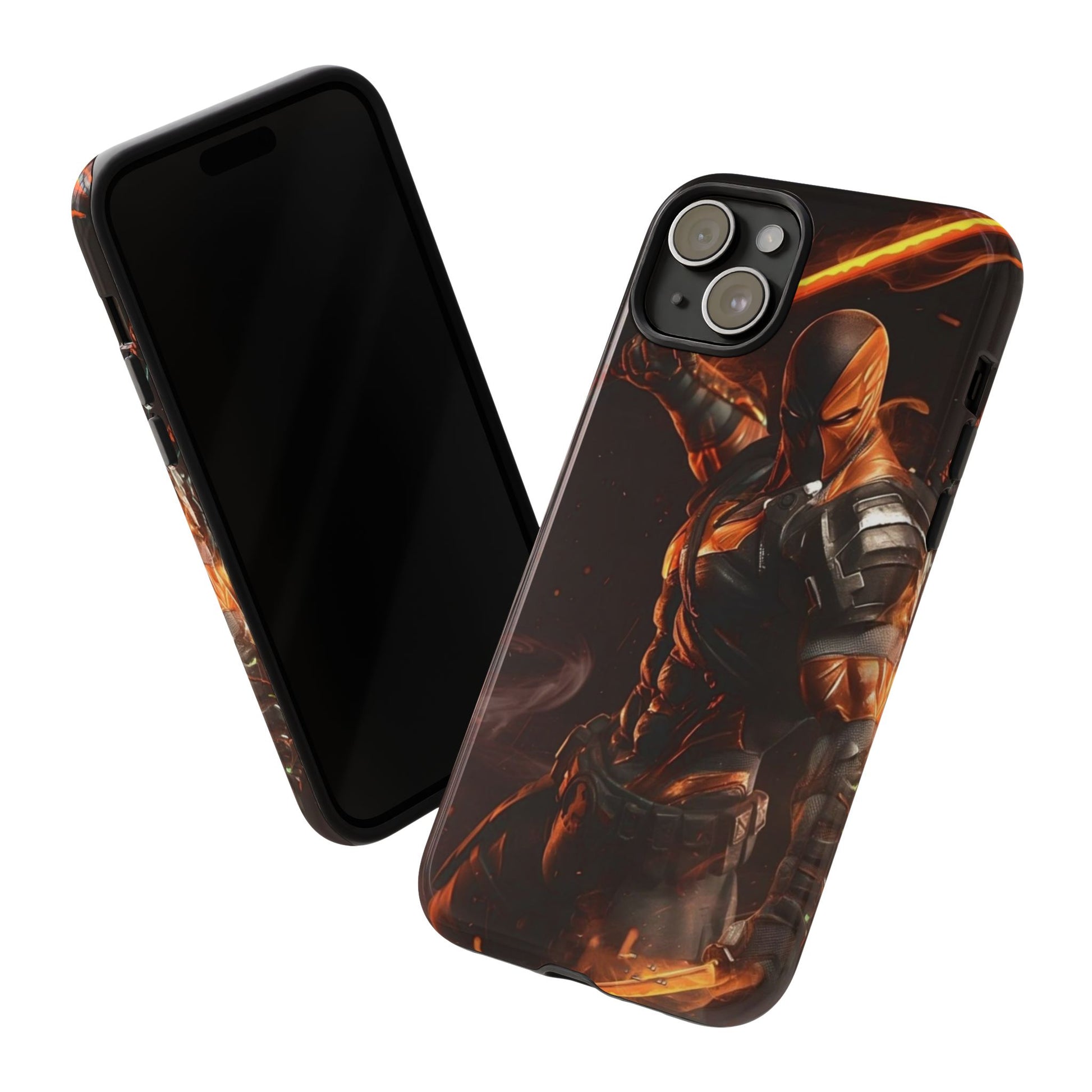 DC Comics Death Stroke Tough Cases for iPhones, Samsung, and Pixel