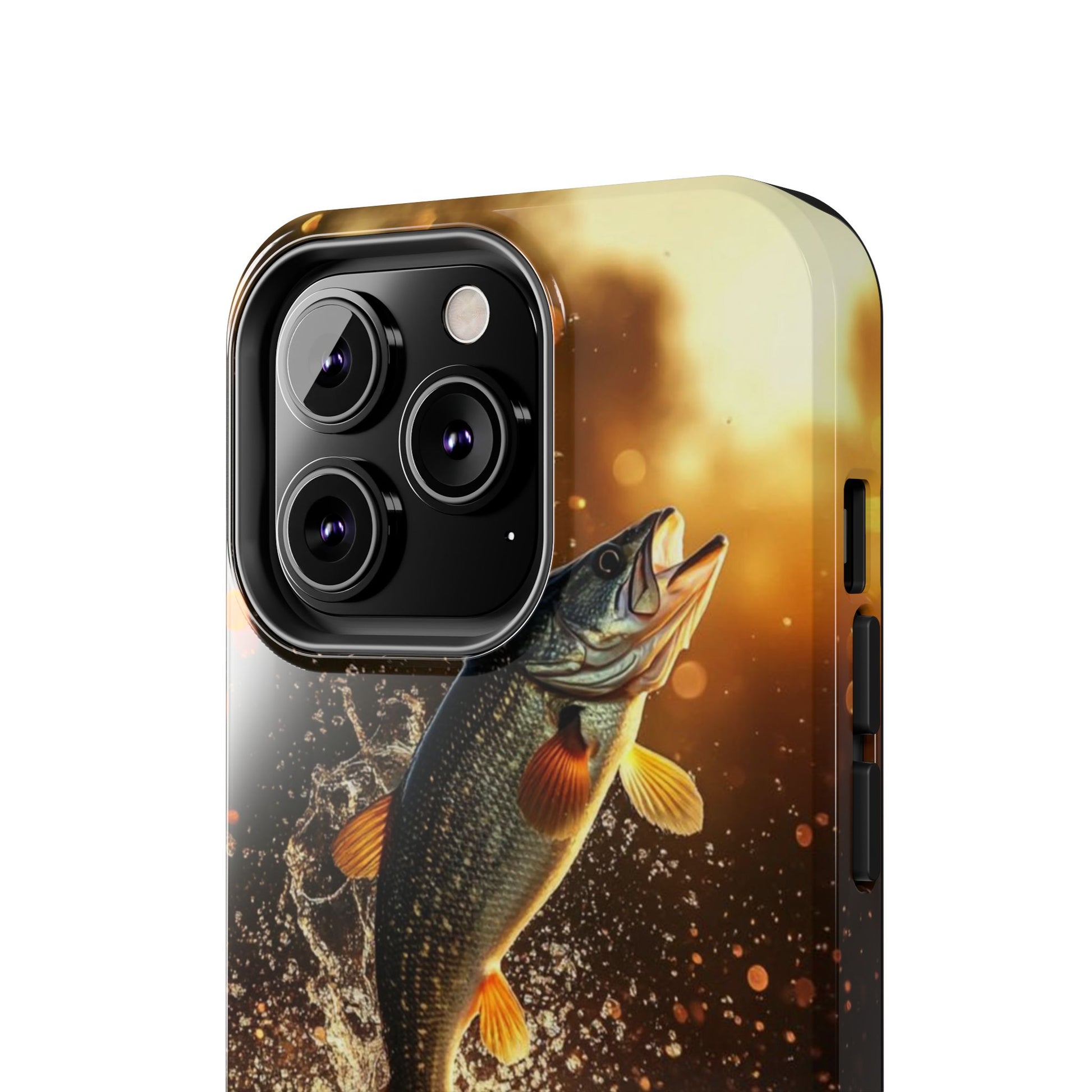 Jumping Bass Fish Theme Phone Cases for iPhones & Samsung Phones