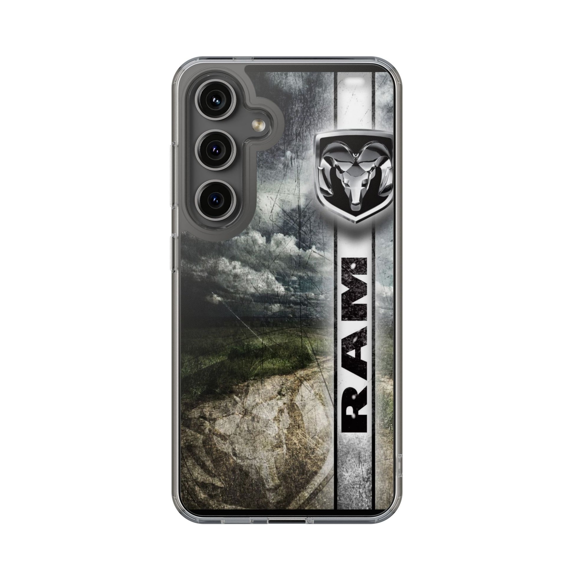 Phone Case, Dodge Ram Logo Clear Case for iPhone and Samsung, Truck Lover Gift,