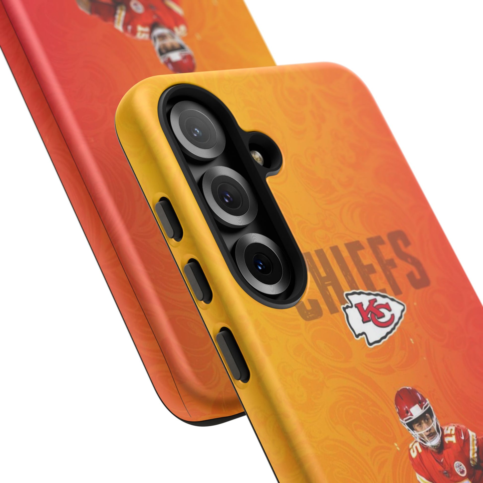Kansas City Chiefs Patrick Mahomes Football Tough Cases for iPhones, Samsung, and Pixel
