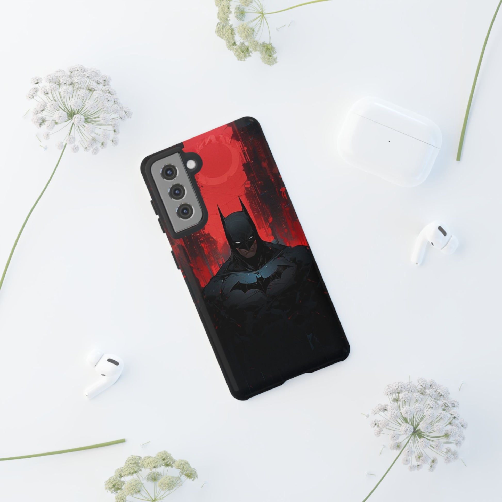 The Dark Knight Batman Tough Cases for iPhones, Samsung, and Pixel