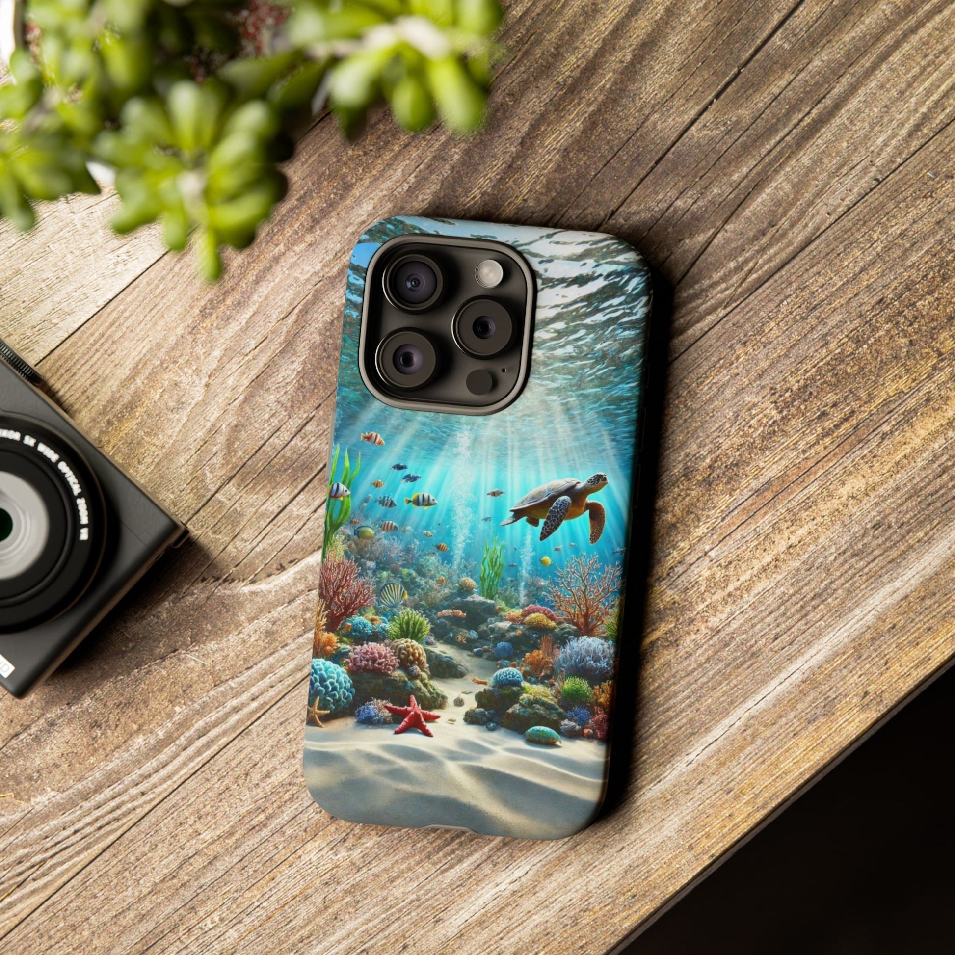Under Sea Landscape Tough Cases for iPhones, Samsung, and Pixel