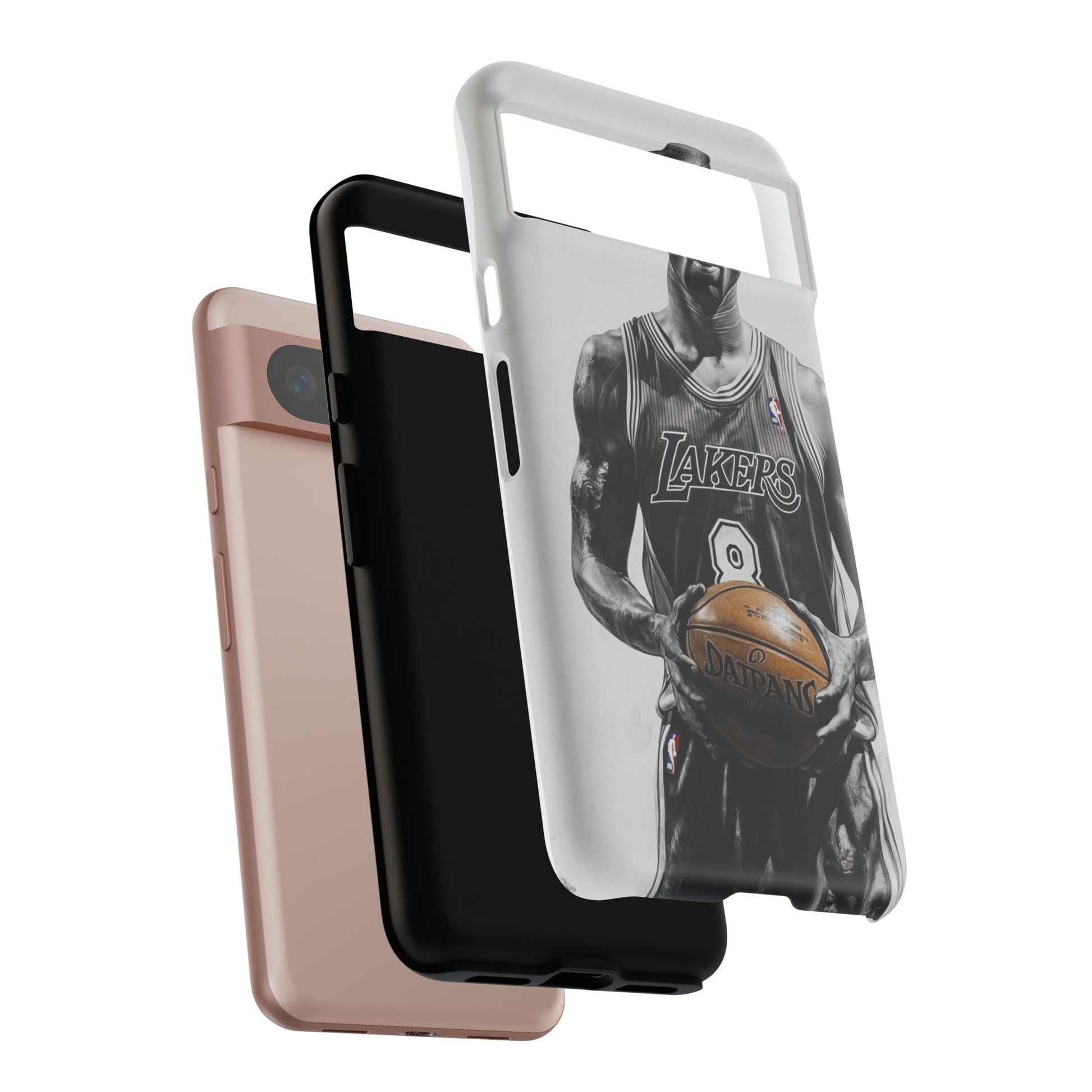 Kobe Basketball Art Tough Cases for iPhones, Samsung, and Pixel