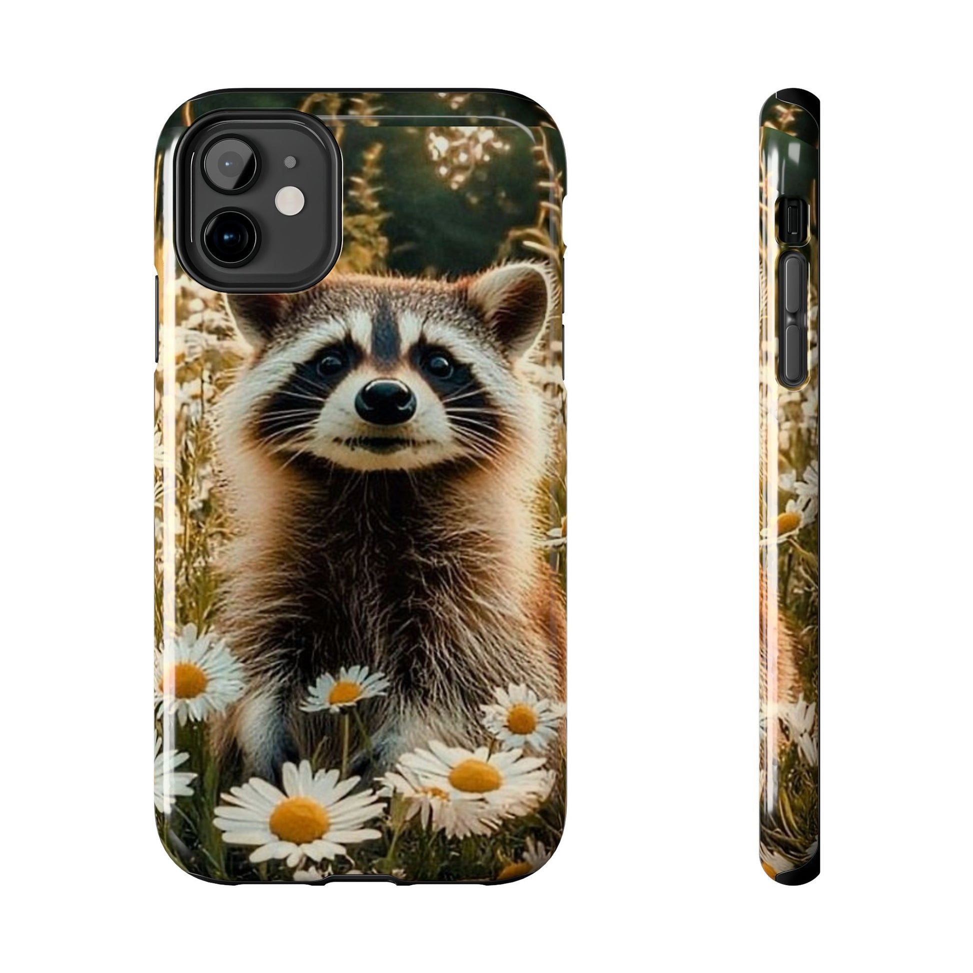 Cute Raccoon Theme Phone Cases for iPhones & Samsung Phones