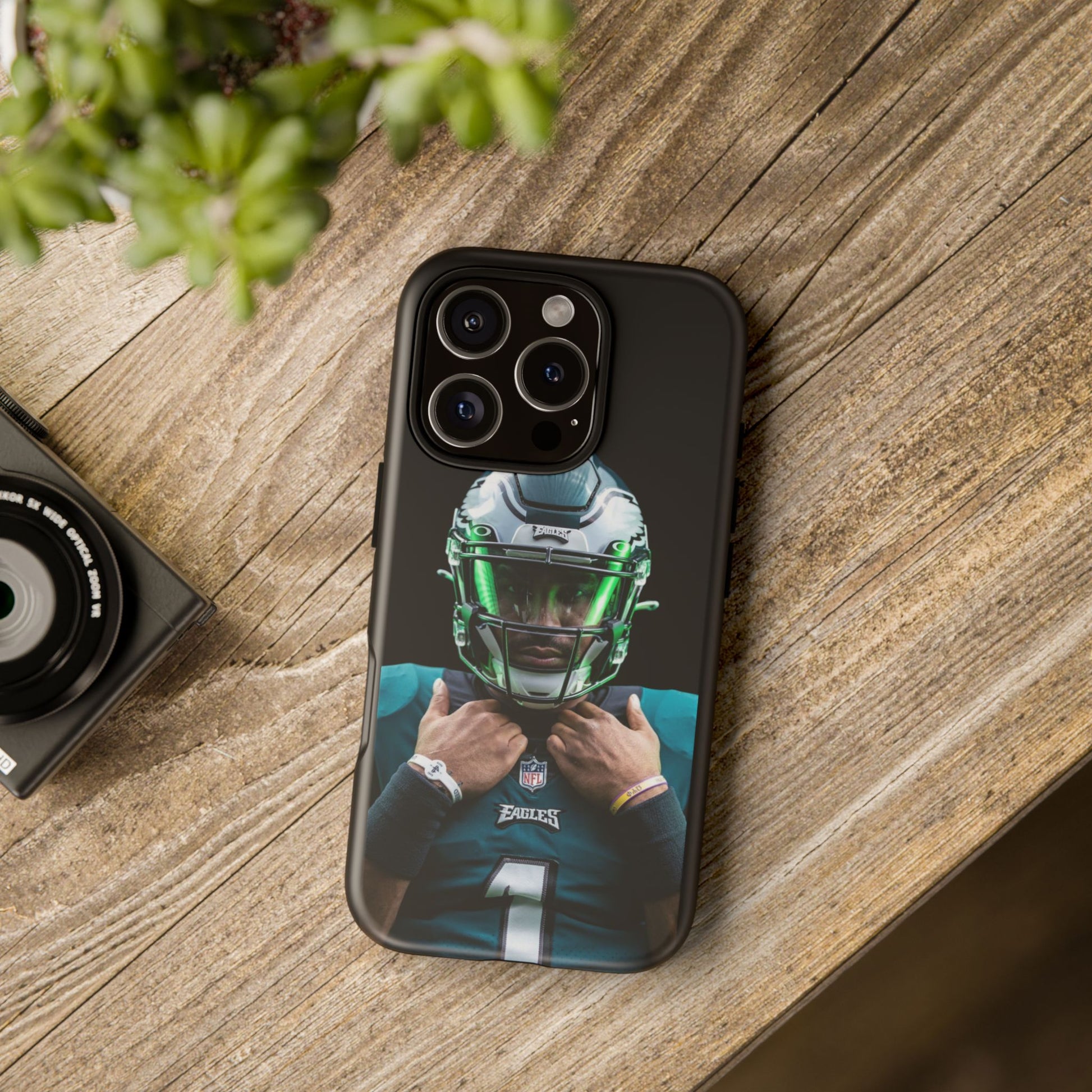 Eagles Football Jalen Hurts Tough Cases for iPhones, Samsung, and Pixel