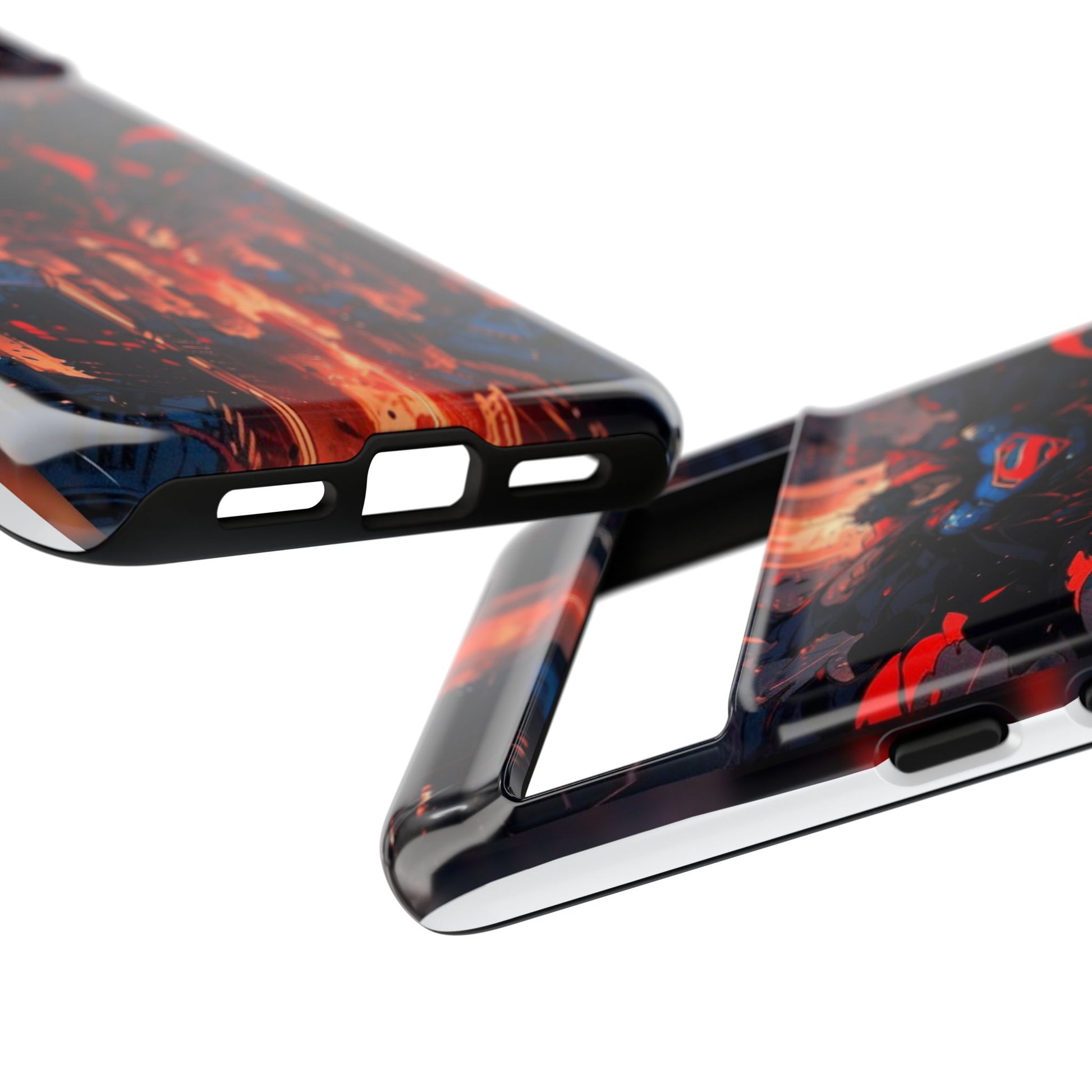 Anime Superman Tough Cases for iPhones, Samsung, and Pixel