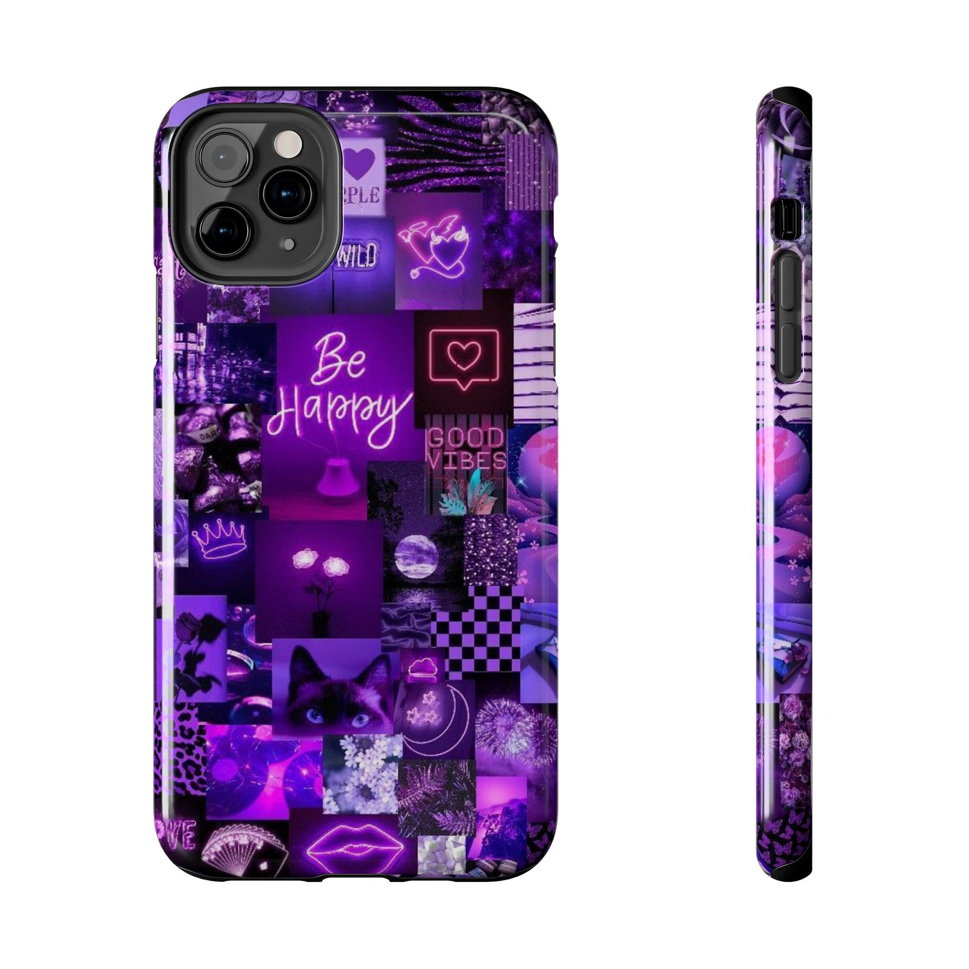 Be Happy Themed Tough Phone Cases for Iphones & Samsung Phones