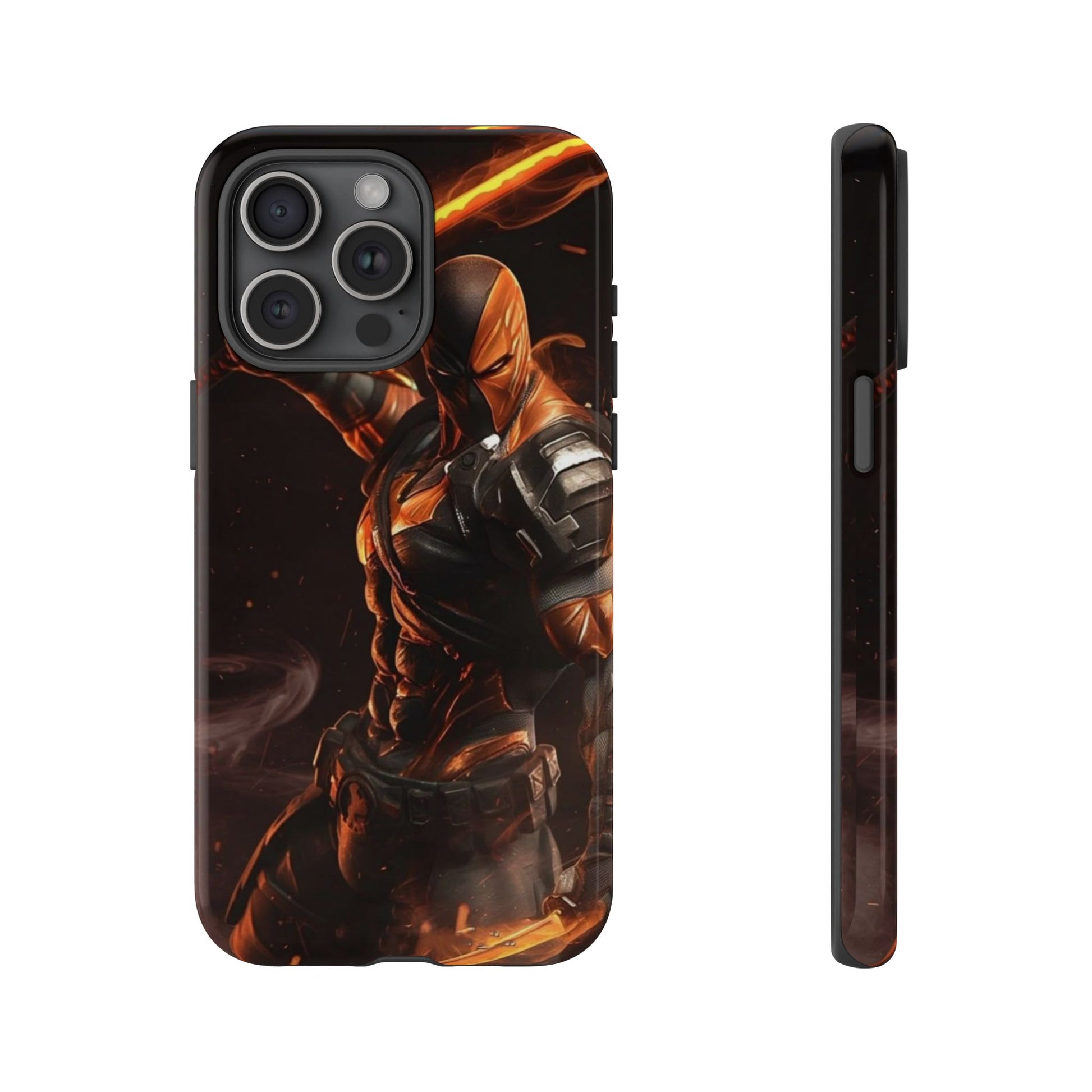 DC Comics Death Stroke Tough Cases for iPhones, Samsung, and Pixel