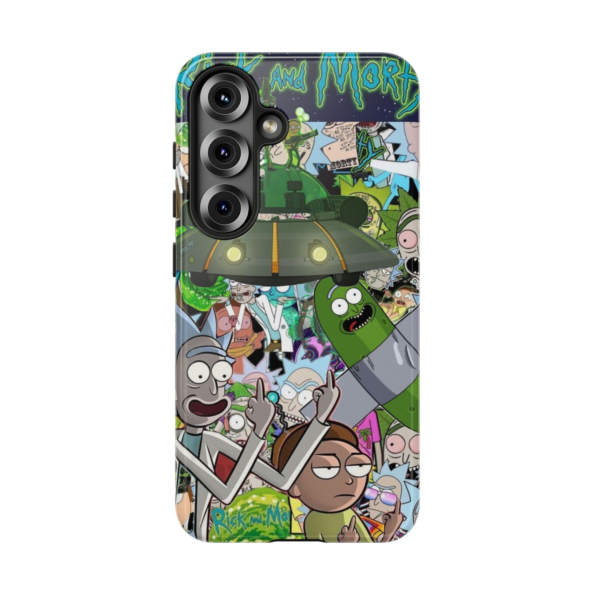 Rick and Morty Phone Case, Tough Cases for iPhones, Samsung, and Pixel