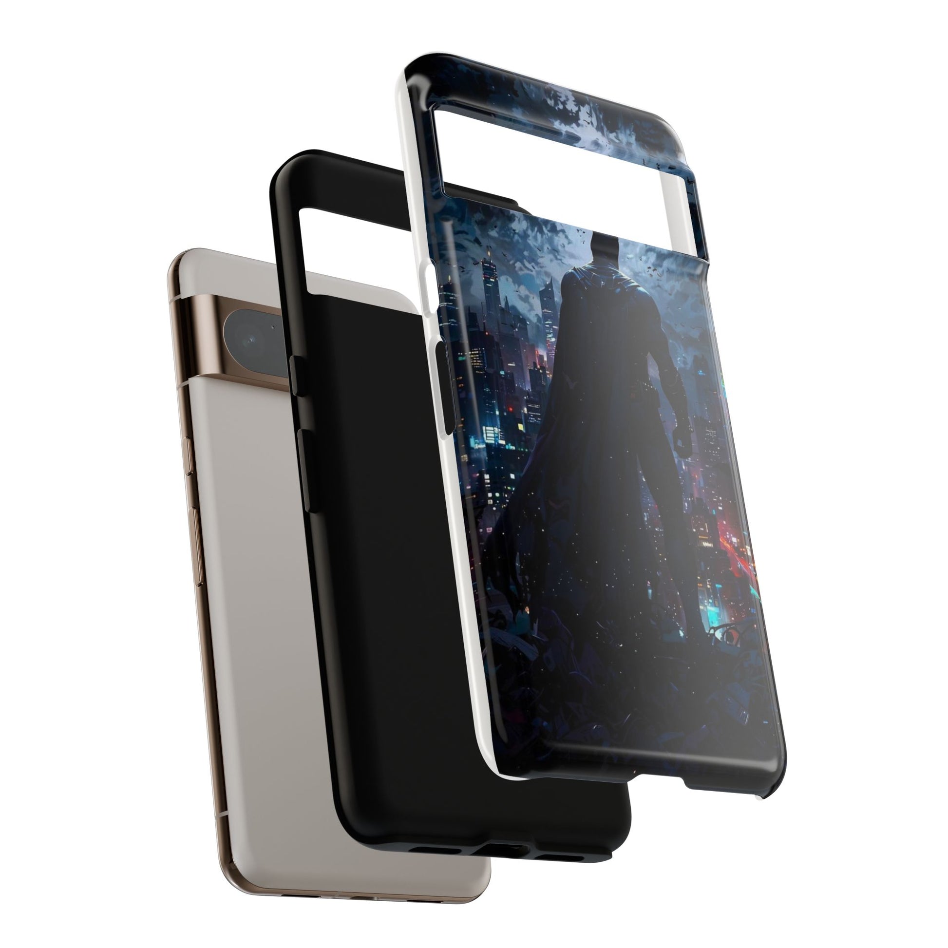 Gotham City Batman Tough Cases for iPhones, Samsung, and Pixel