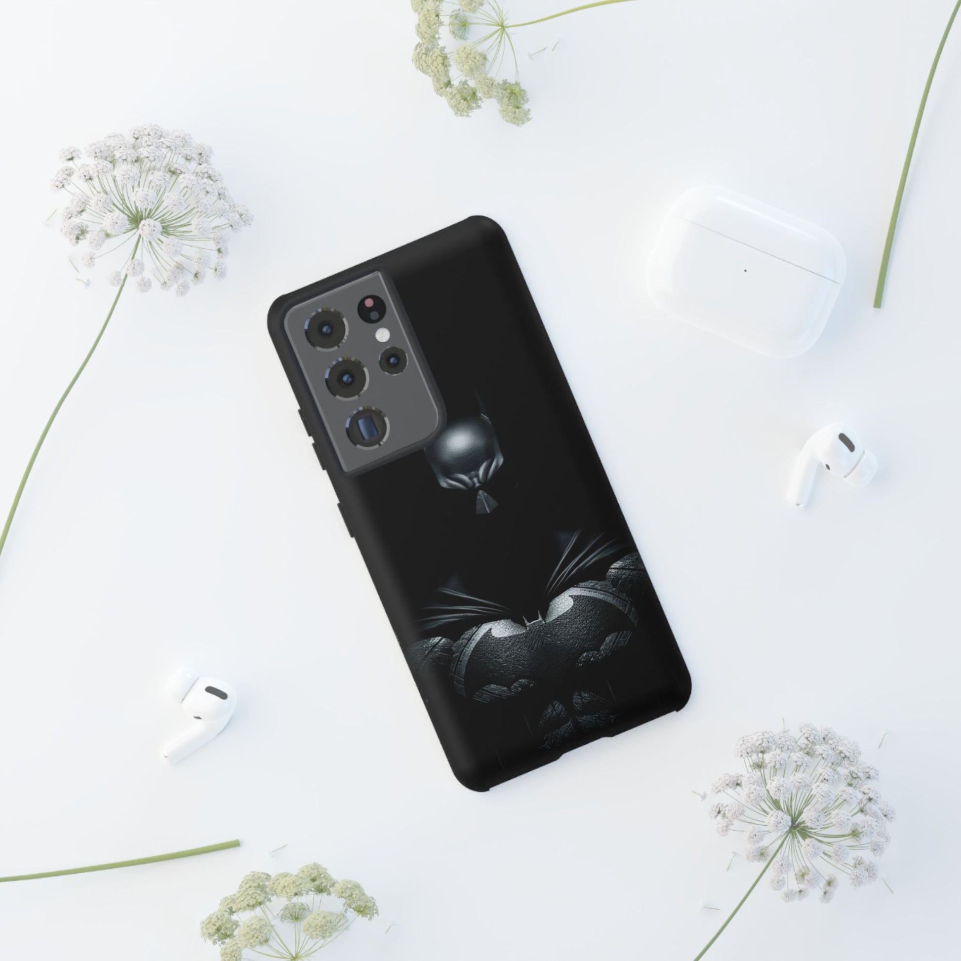 DC Comics Batman in Shadows Tough Cases for iPhones, Samsung, and Pixel