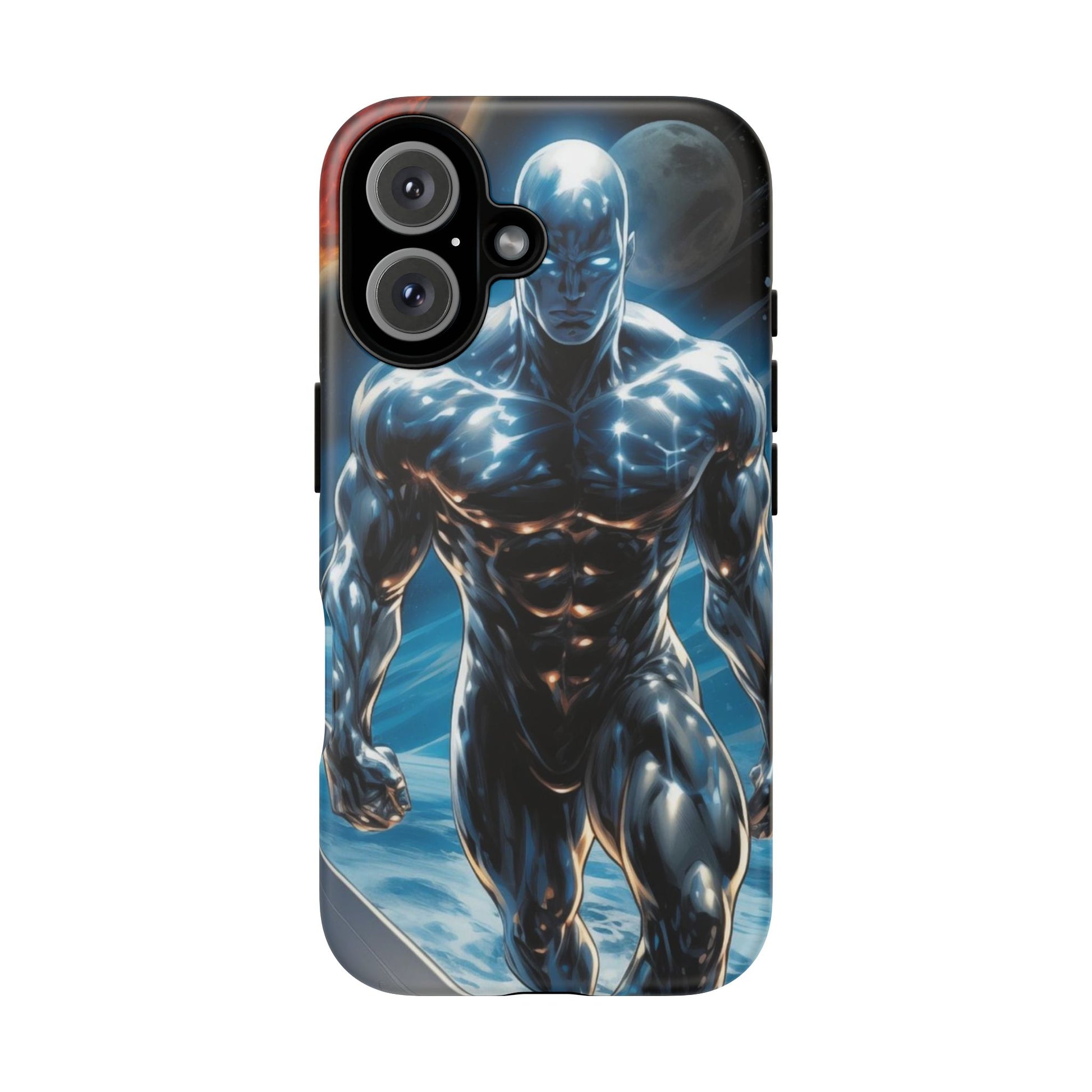 The Silver Surfer Comic Art Phone Case, Tough Cases for iPhones, Samsung, and Pixel