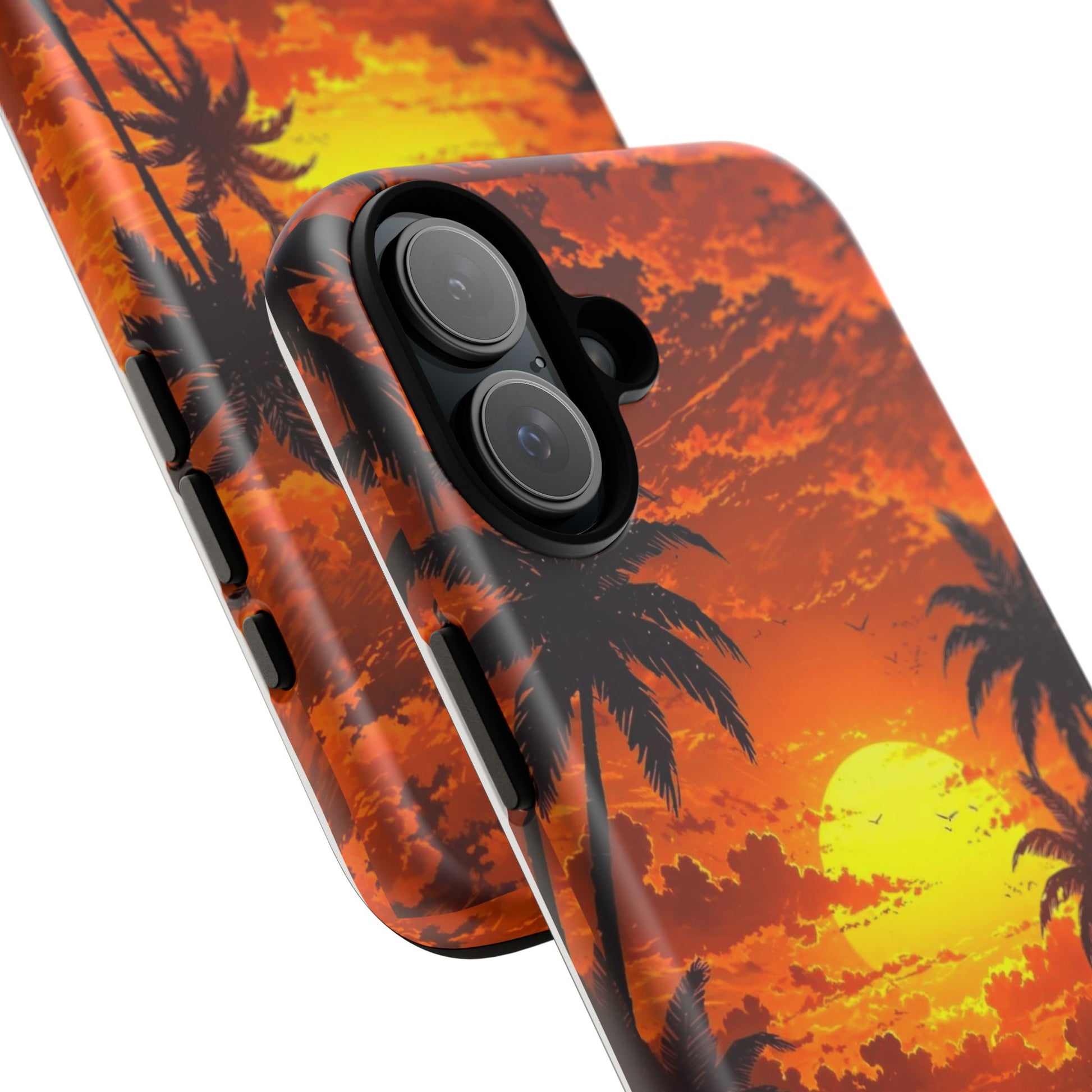 Beautiful Beach Sunset Tough Cases for iPhones, Samsung, and Pixel