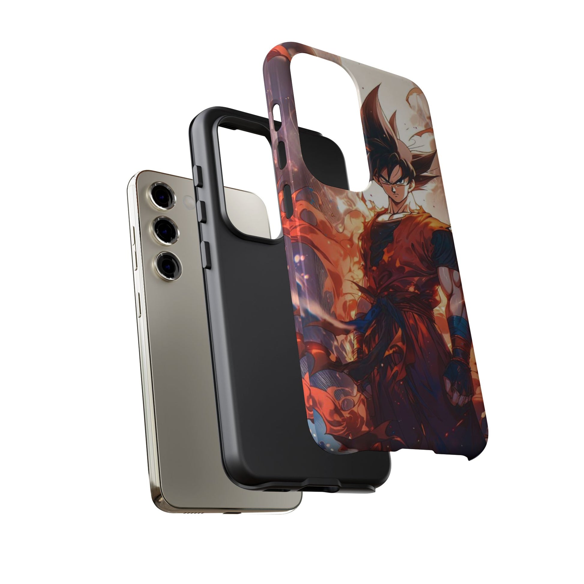 Anime Manga Dragon Ball Z Goku Tough Cases for iPhones, Samsung, and Pixel