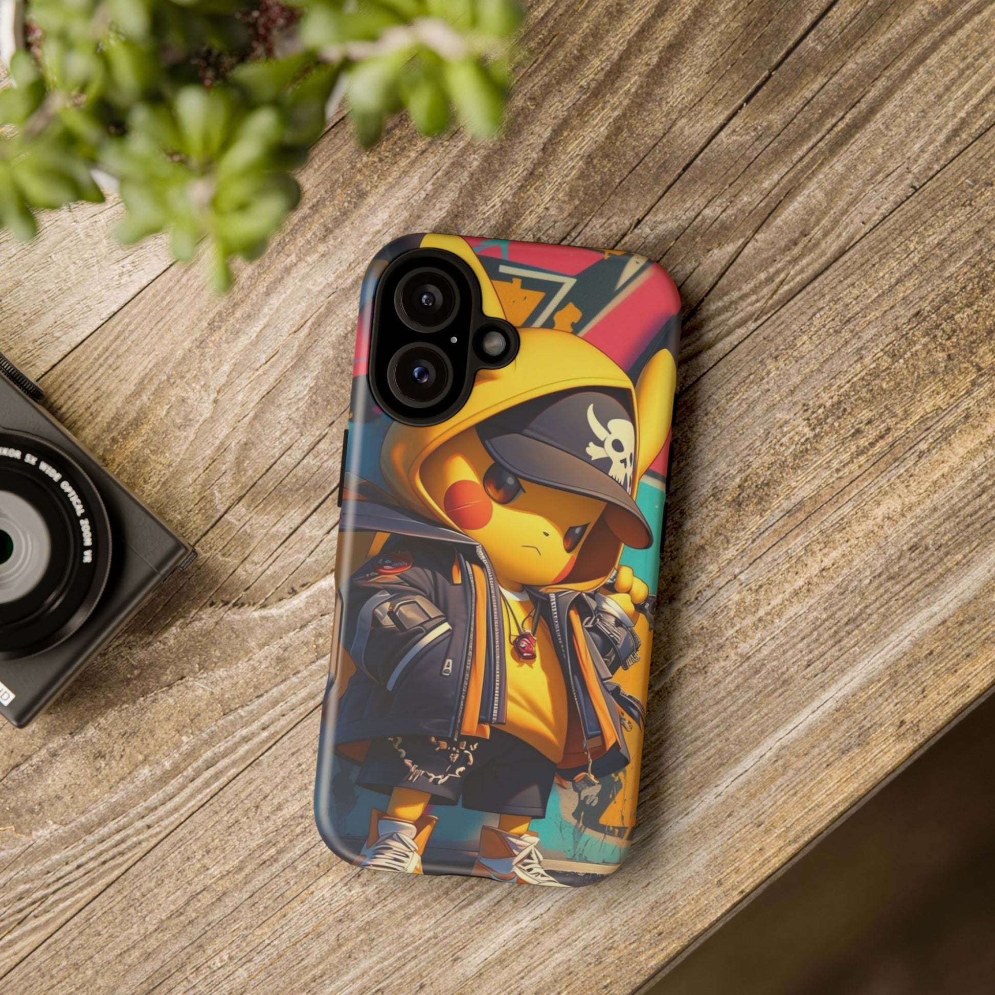 Cute Poke Bear Phone Case, Tough Cases for iPhones, Samsung, and Pixel