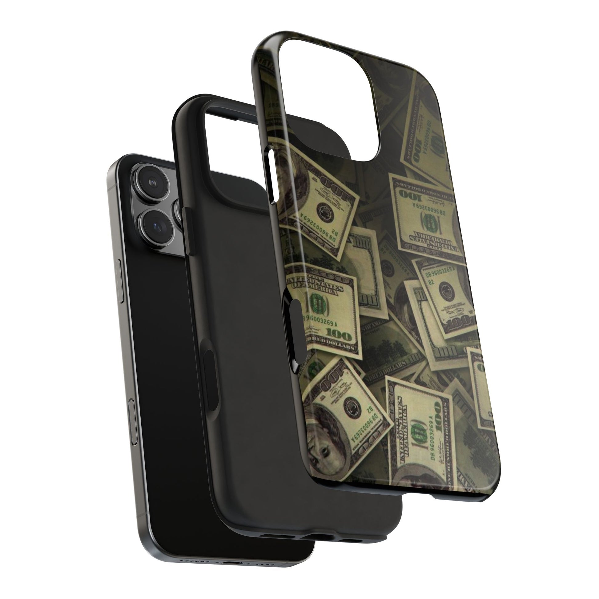 Money Pattern Print Theme Phone Case for iPhone & Samsung Galaxy Phones