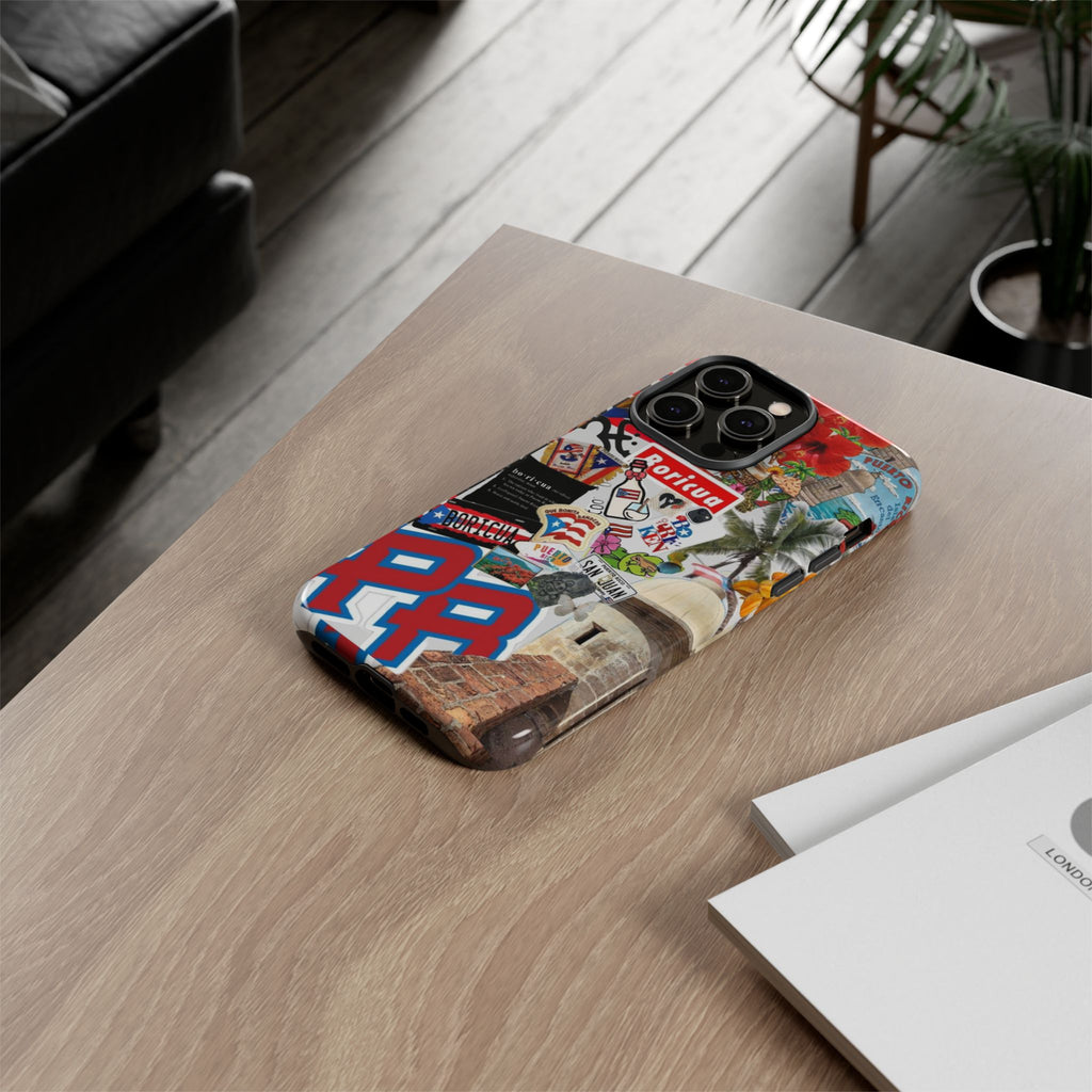 Puerto Rico Boricua Art Tough Cases for iPhones, Samsung, and Pixel
