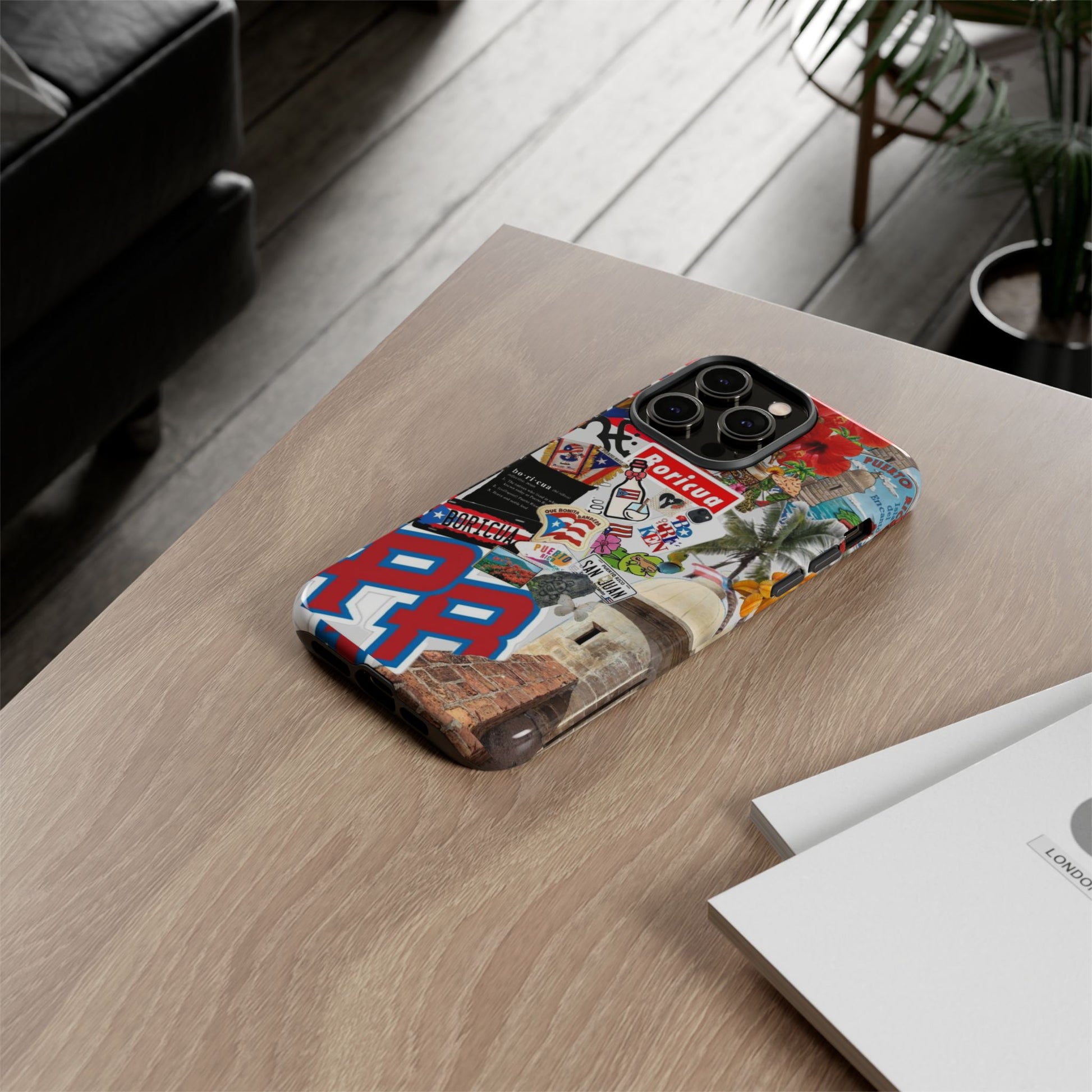 Puerto Rico Boricua Art Tough Cases for iPhones, Samsung, and Pixel