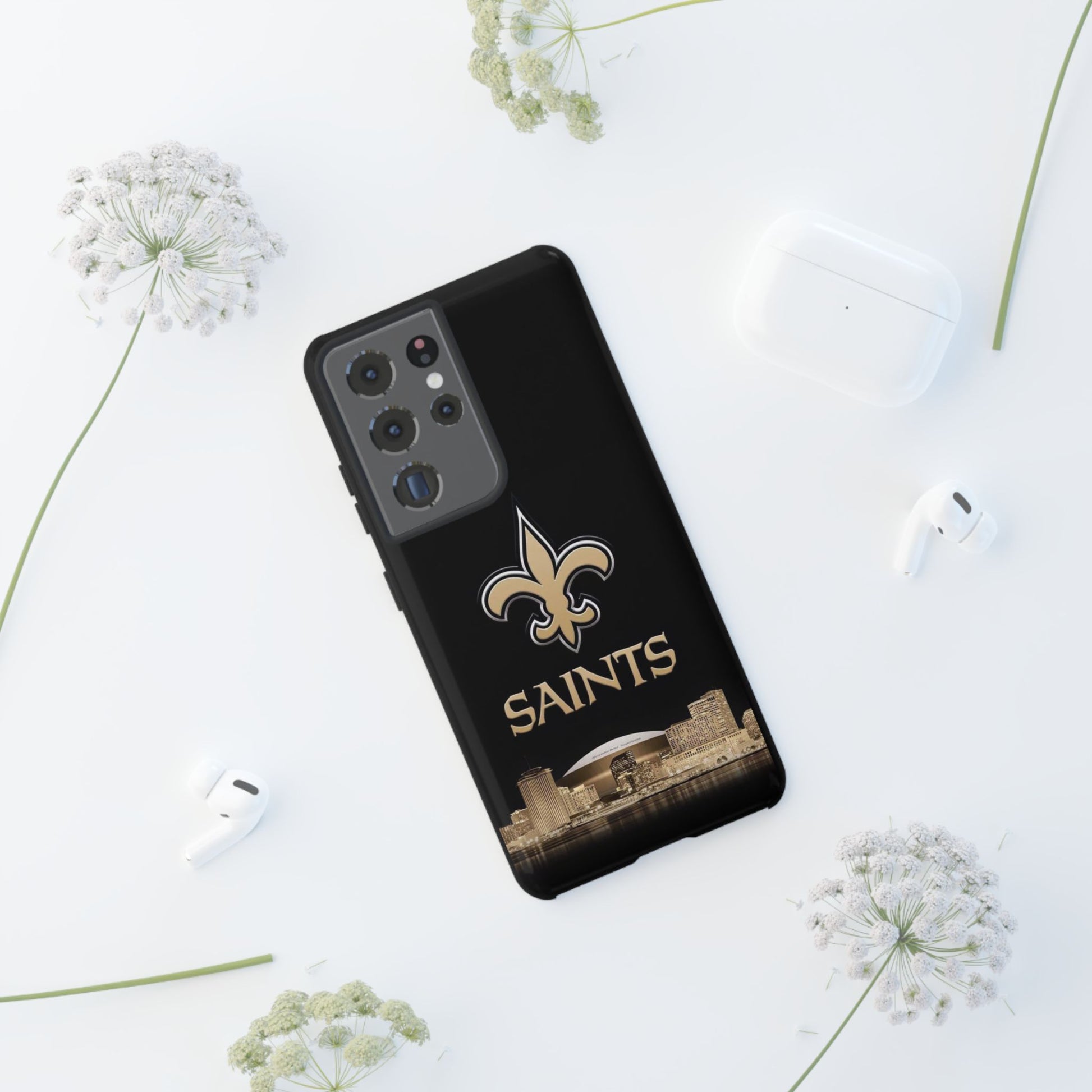 Football New Orleans Saints Logo Tough Cases for iPhones, Samsung, and Pixel