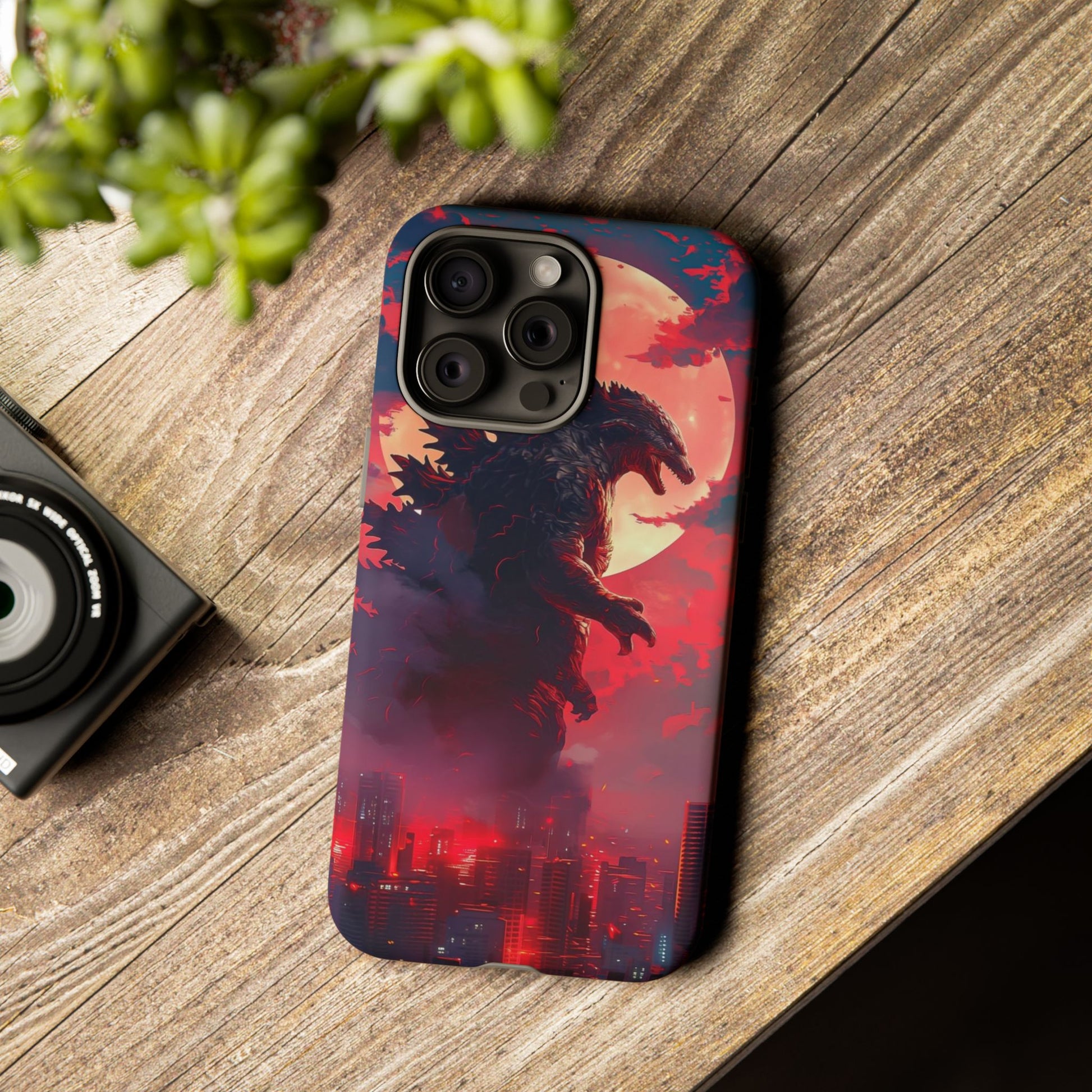 King of Monsters Godzilla Tough Phone Cases for iPhones, Samsung, and Pixel