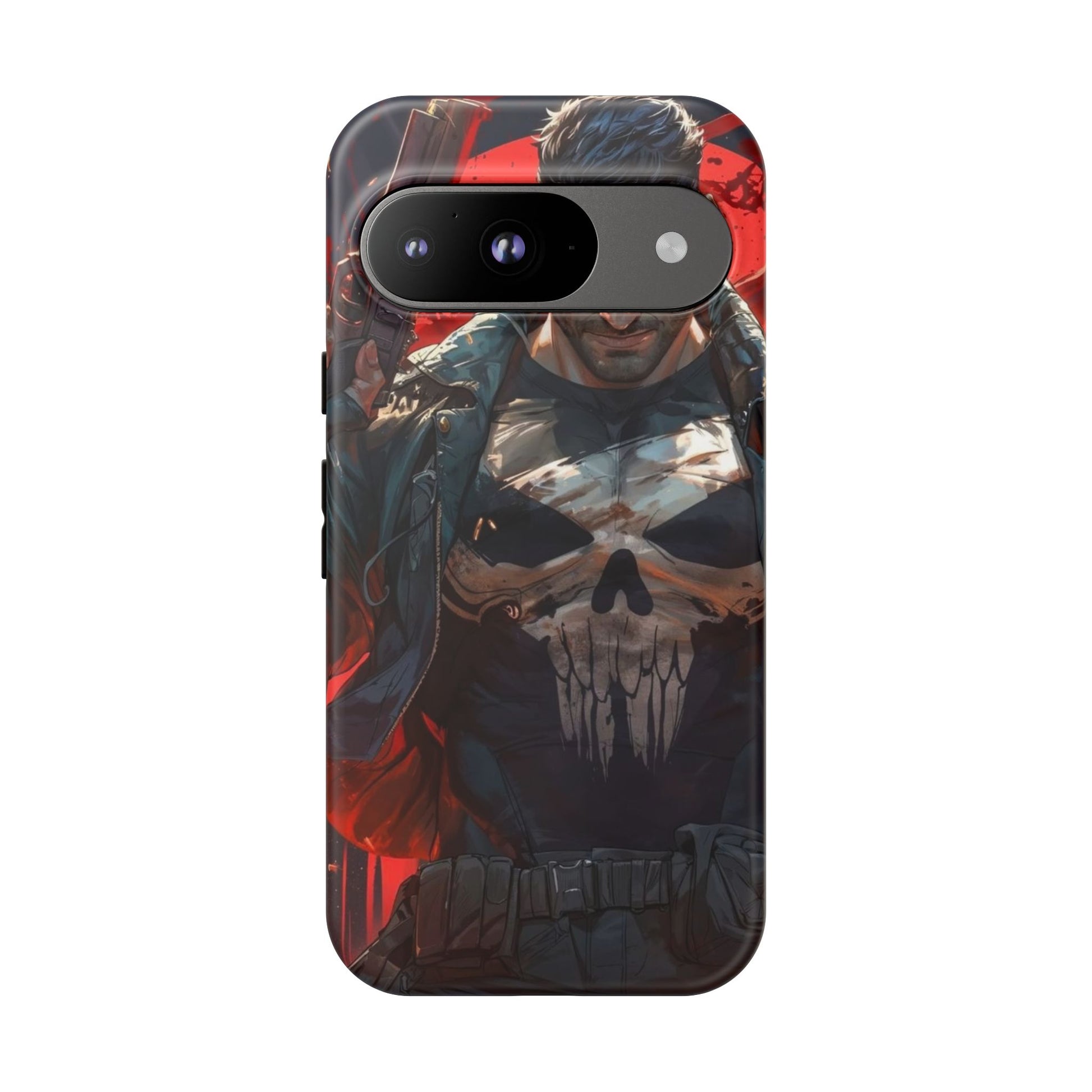 Punisher Tough Cases for iPhones, Samsung, and Pixel