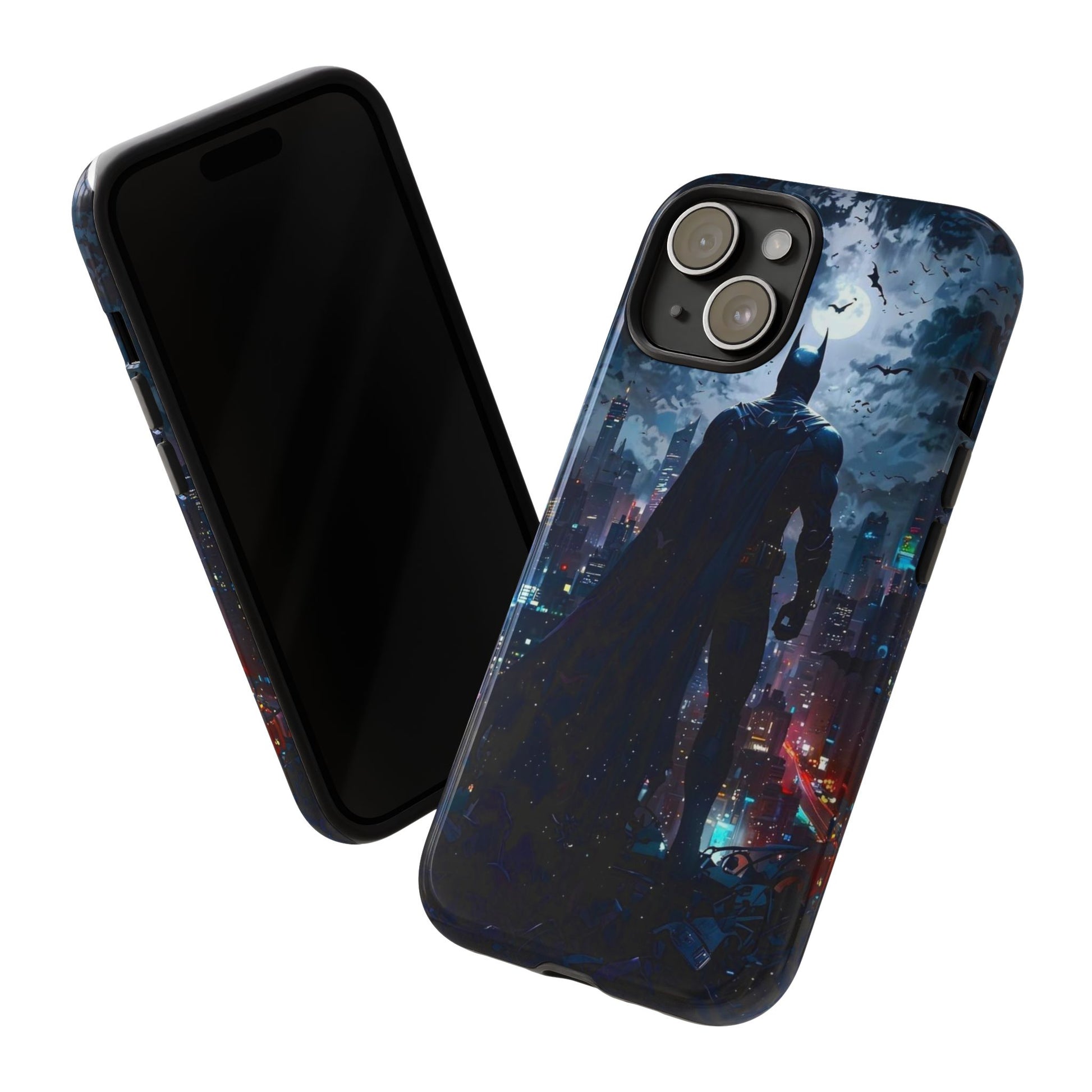 Gotham City Batman Tough Cases for iPhones, Samsung, and Pixel