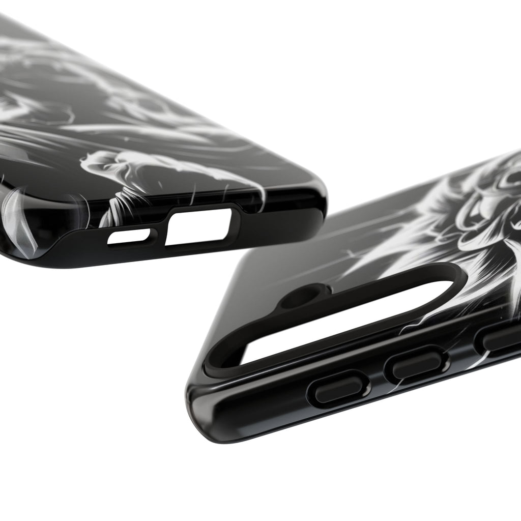 Anime Saiyan Rage Dragon ball Z Tough Cases for iPhones, Samsung, and Pixel