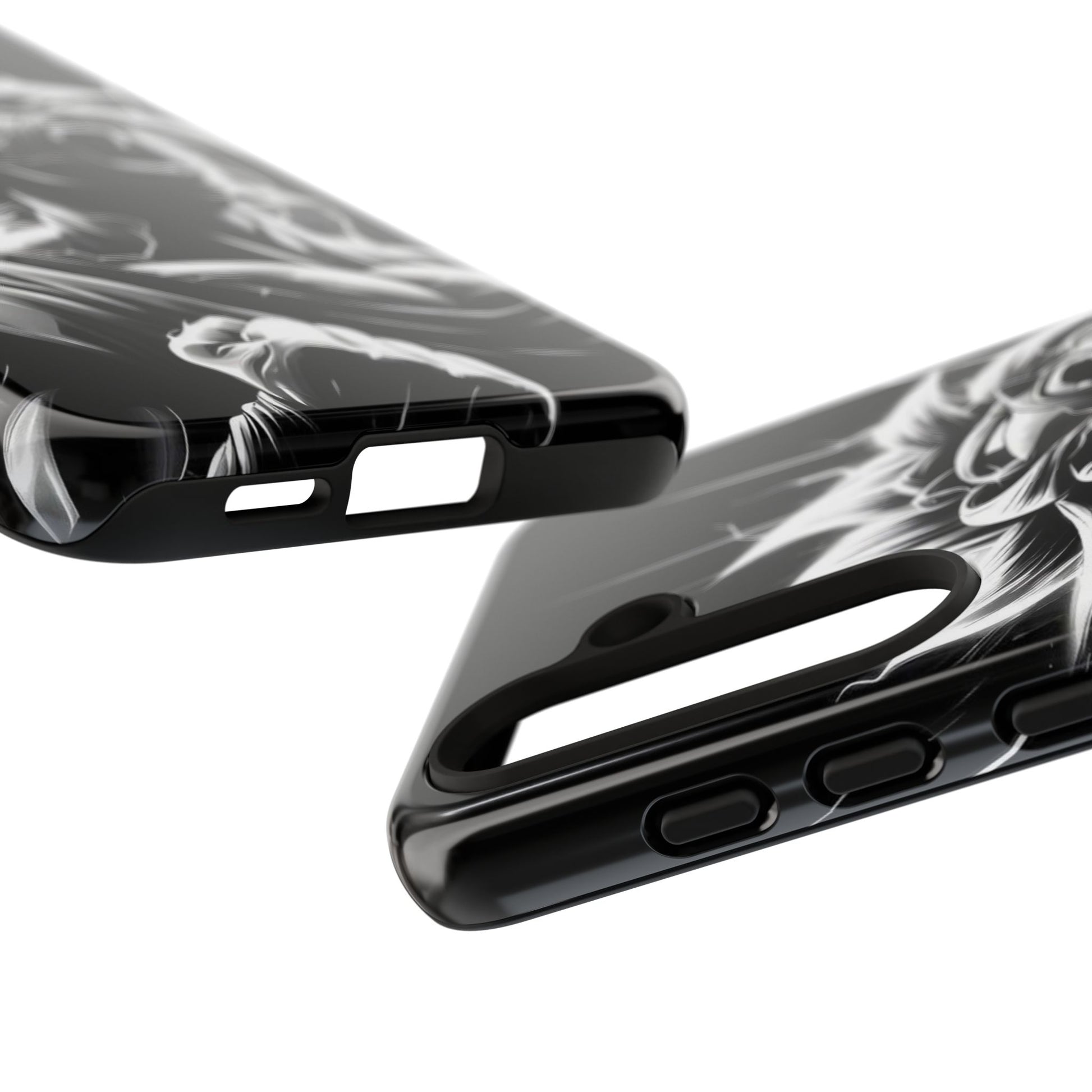 Anime Saiyan Rage Dragon ball Z Tough Cases for iPhones, Samsung, and Pixel