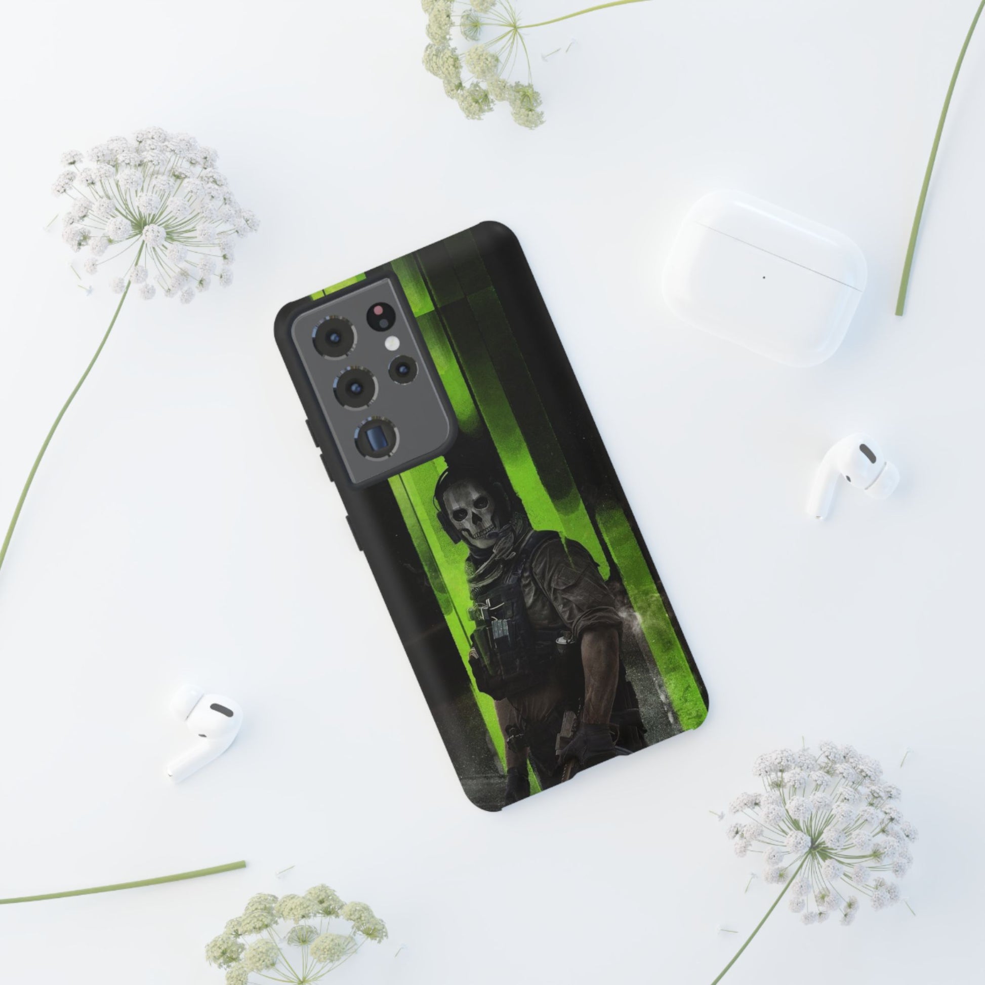 Call of Duty Ghost Tough Cases for iPhones, Samsung, and Pixel
