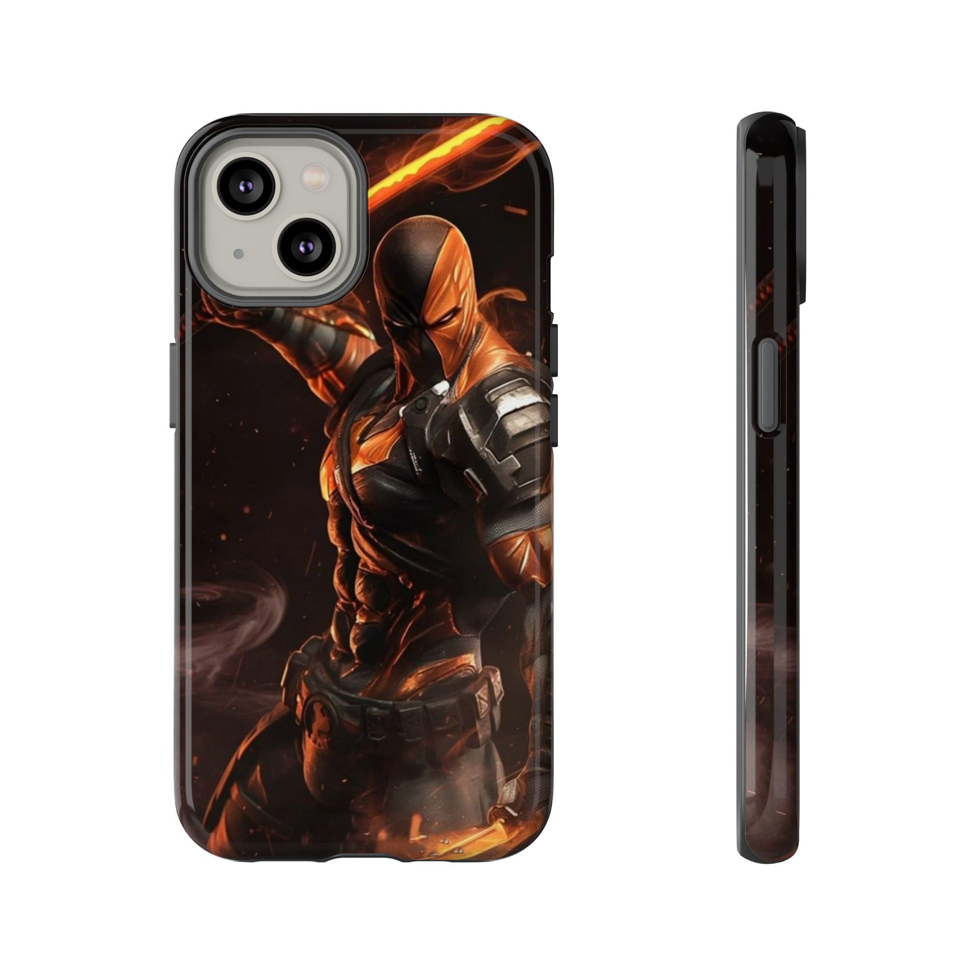 DC Comics Death Stroke Tough Cases for iPhones, Samsung, and Pixel