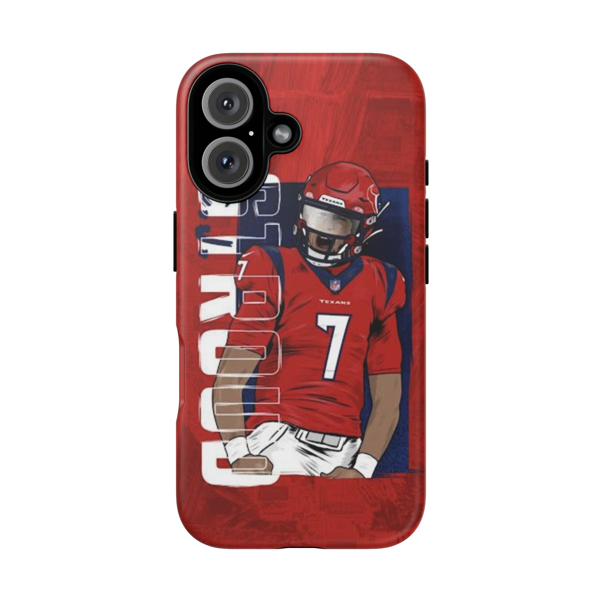 Houston Texans Football CJ Stroud Tough Cases for iPhones, Samsung, and Pixel