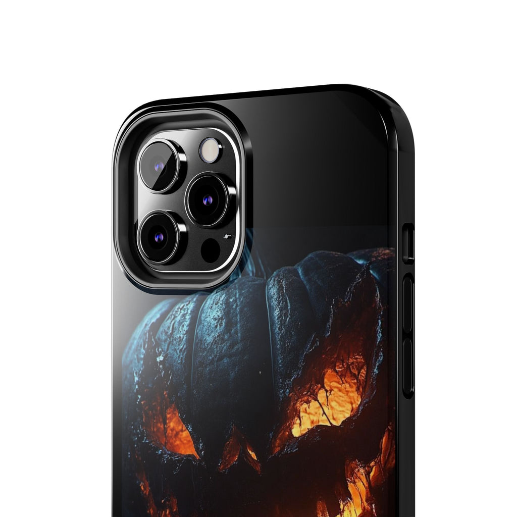Scary Pumpkin Halloween Theme Phone Cases for iPhones & Samsung Phones