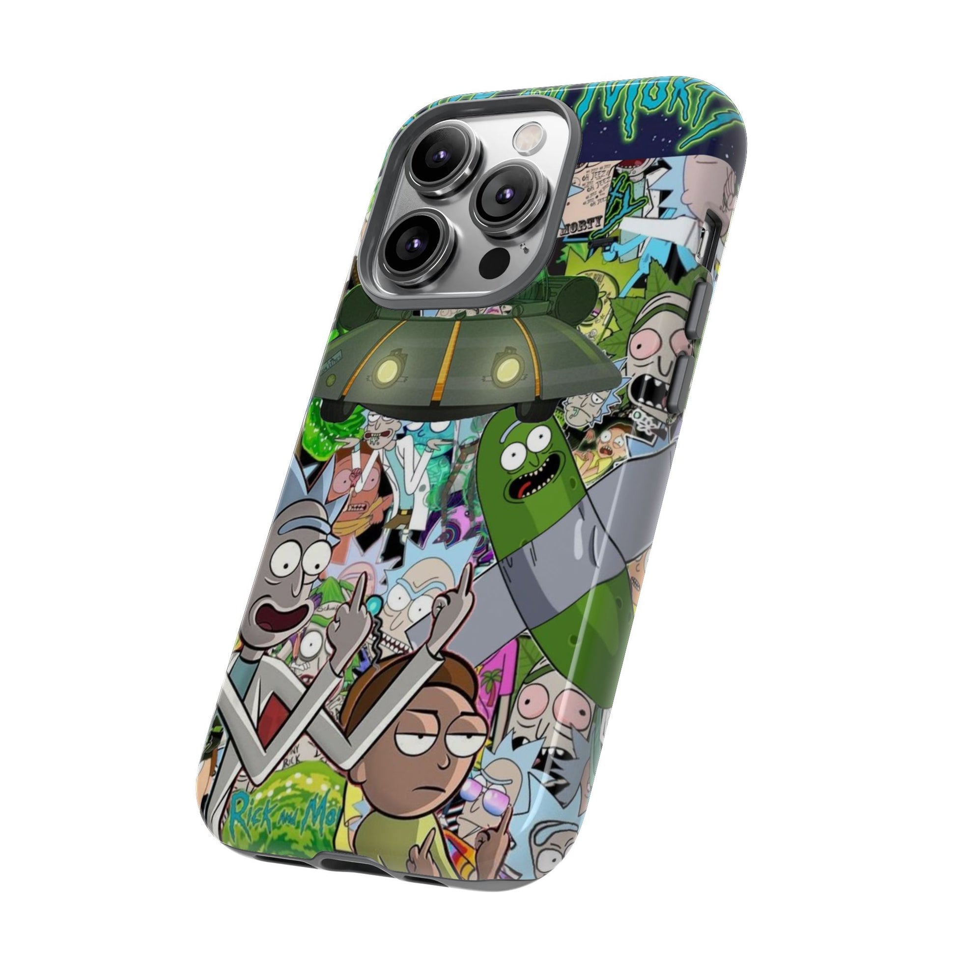 Rick and Morty Phone Case, Tough Cases for iPhones, Samsung, and Pixel