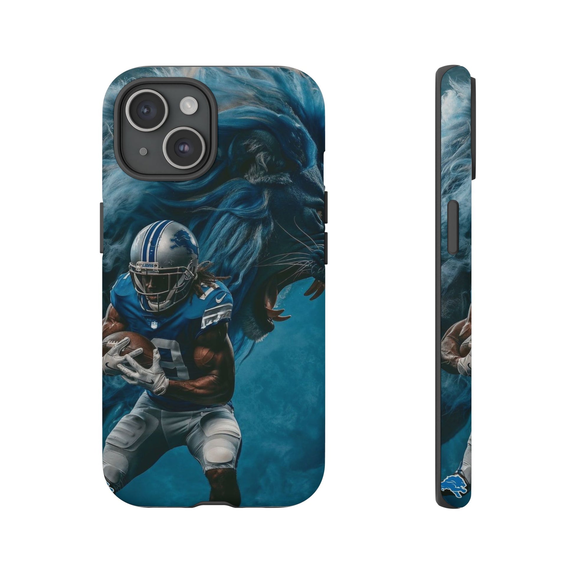Detroit Lions Player Football Phone Case, Tough Cases for iPhones, Samsung, and Pixel