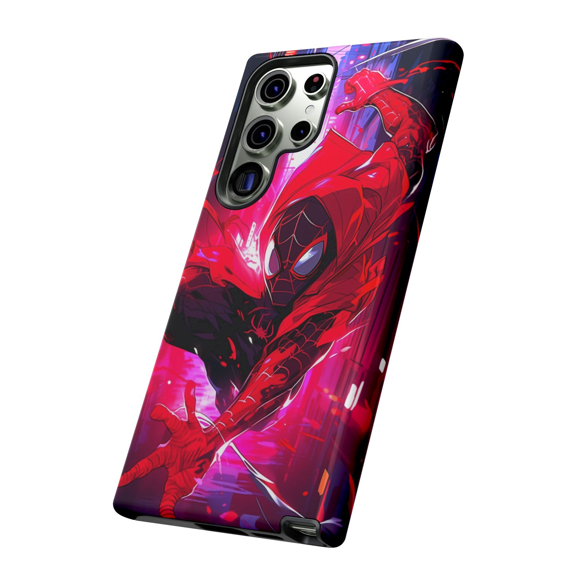 Miles Morales Spiderman Phone Case, Tough Cases for iPhones, Samsung, and Pixel