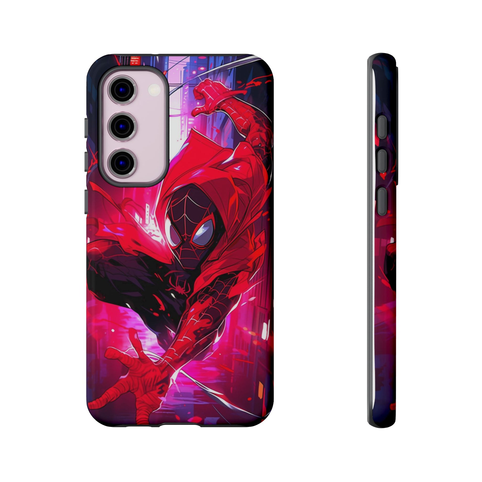 Miles Morales Spiderman Phone Case, Tough Cases for iPhones, Samsung, and Pixel