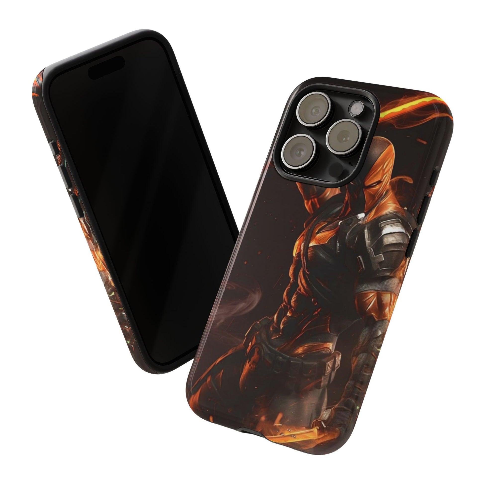 DC Comics Death Stroke Tough Cases for iPhones, Samsung, and Pixel